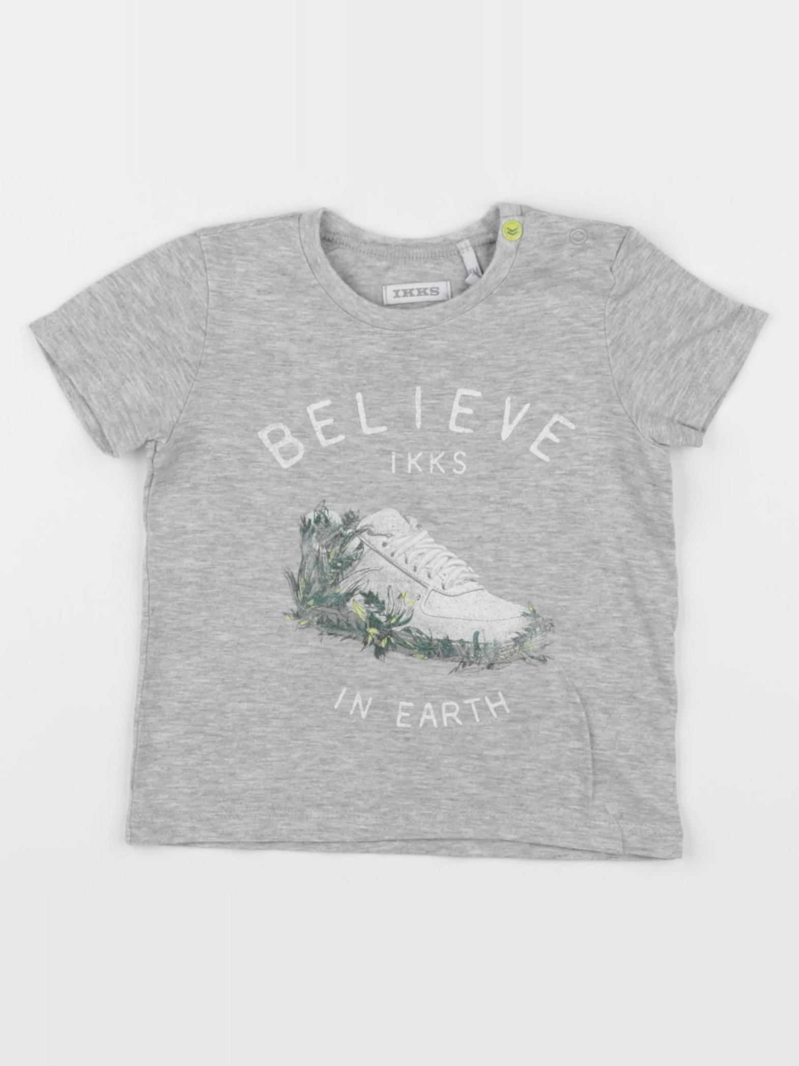 IKKS - tee-shirt gris - 6 mois