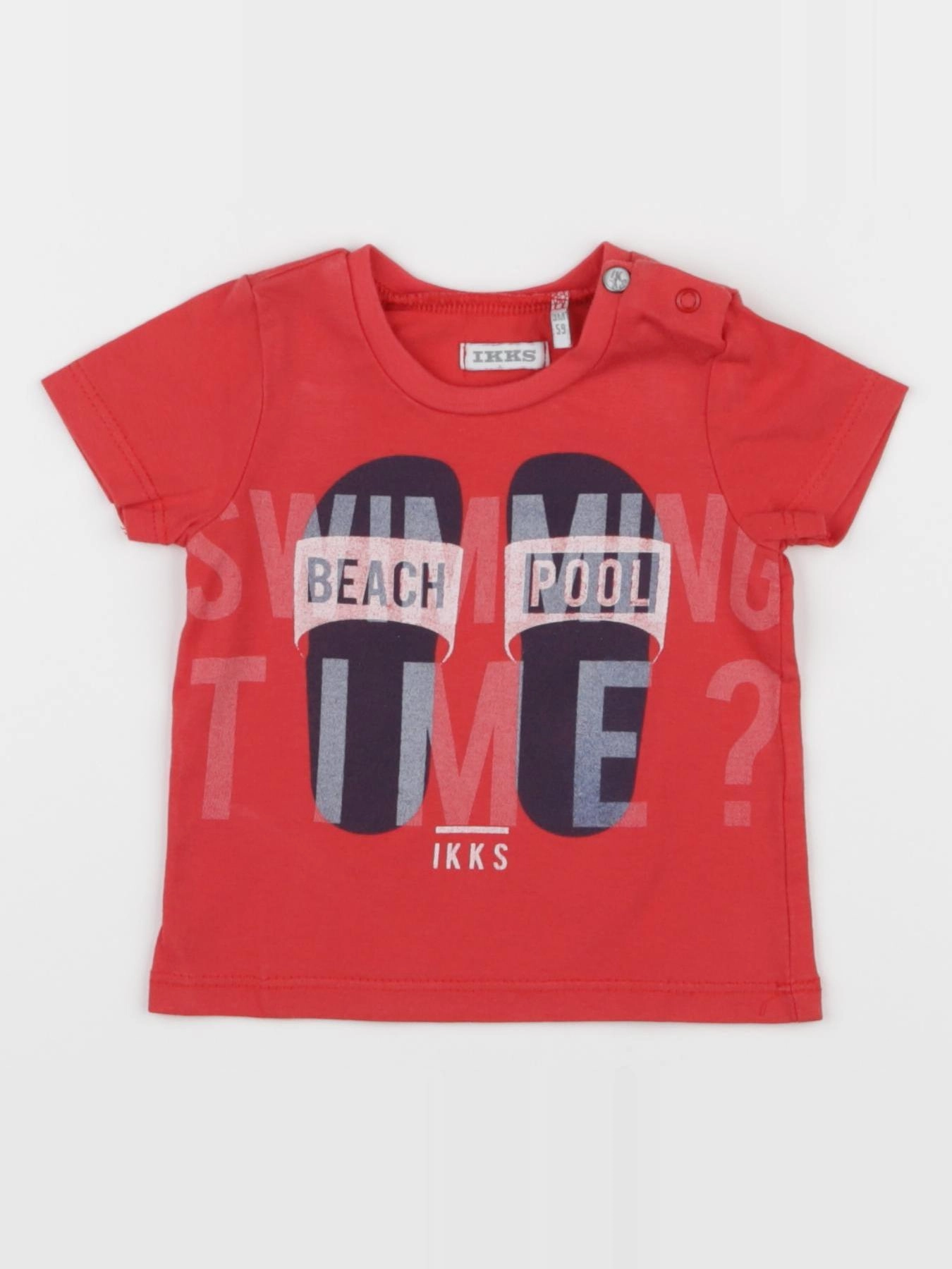 IKKS - tee-shirt rouge - 3 mois