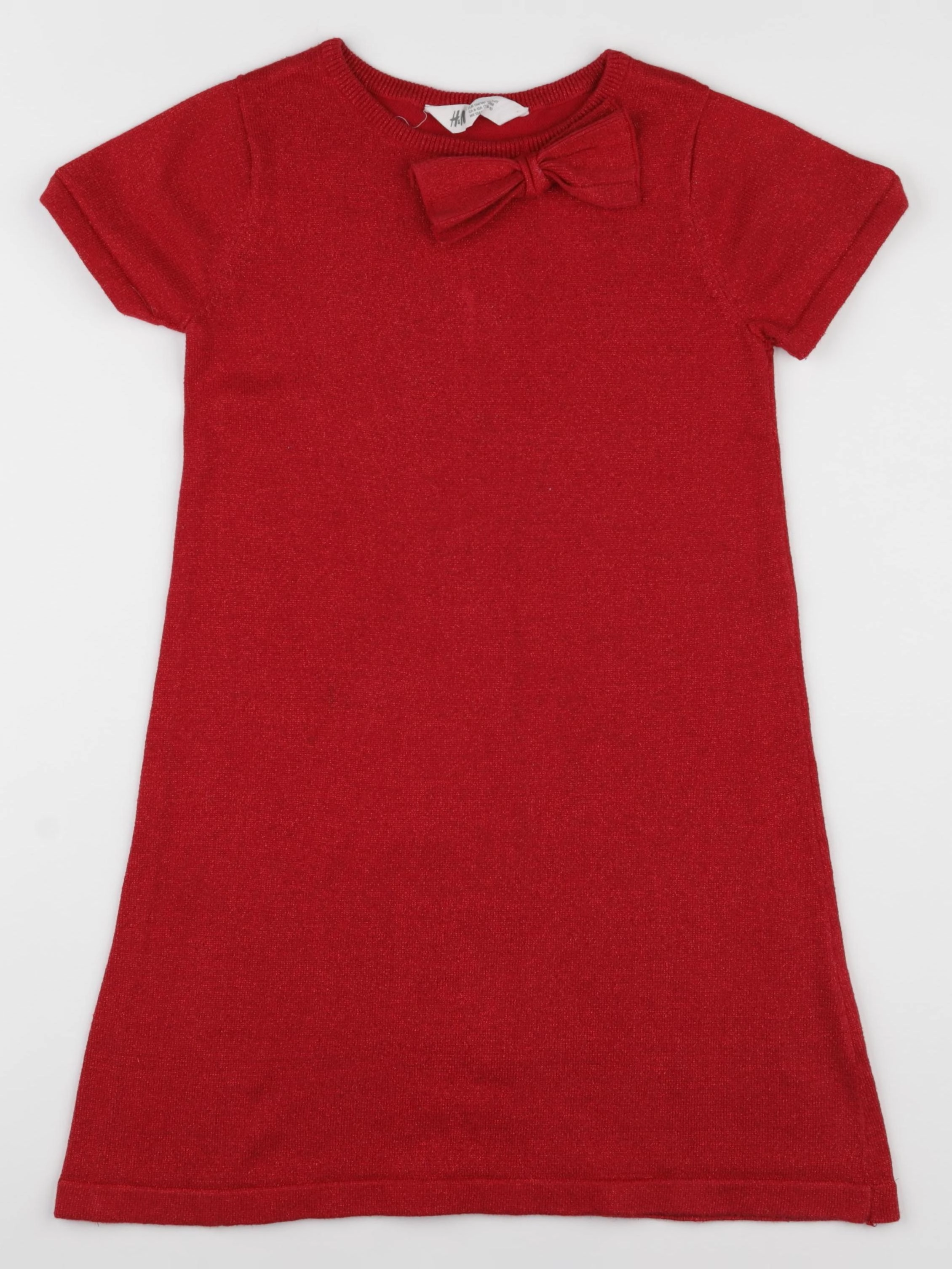H&M - robe rouge - 8/10 ans