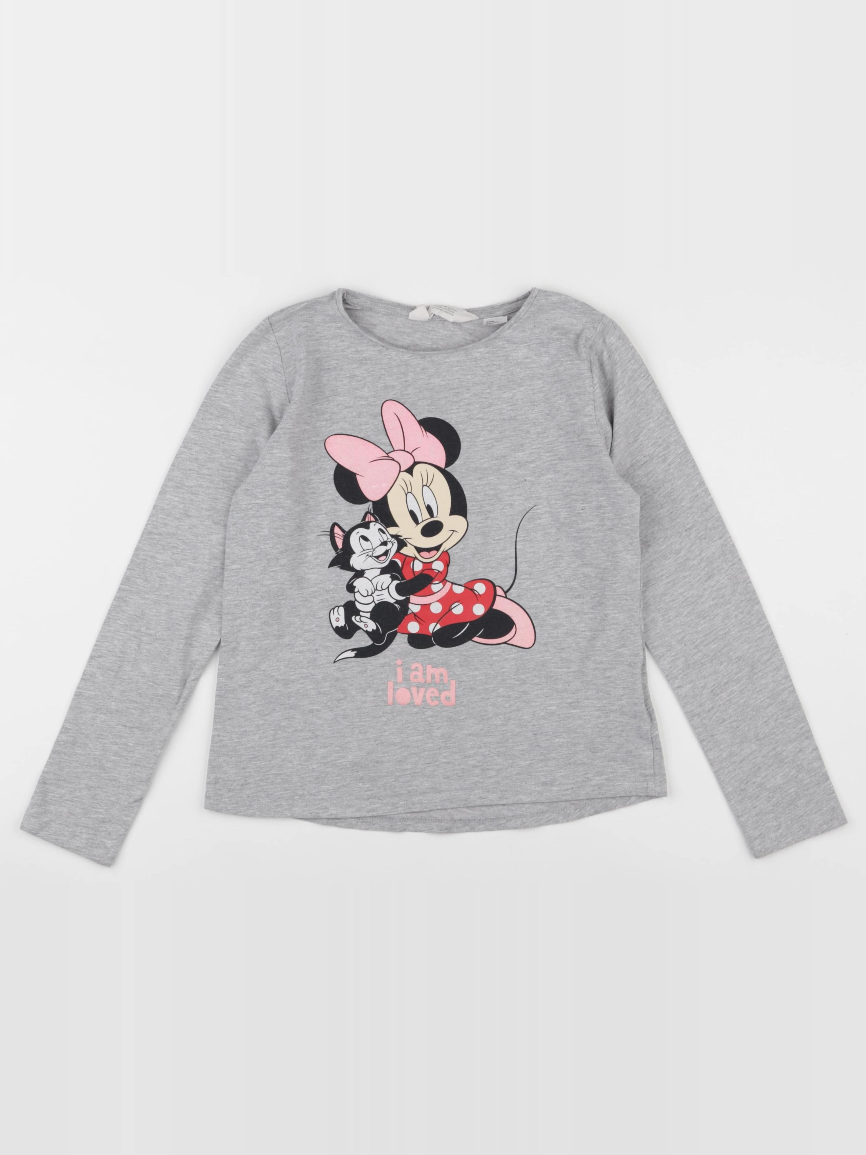 H&M - tee-shirt gris - 8/10 ans