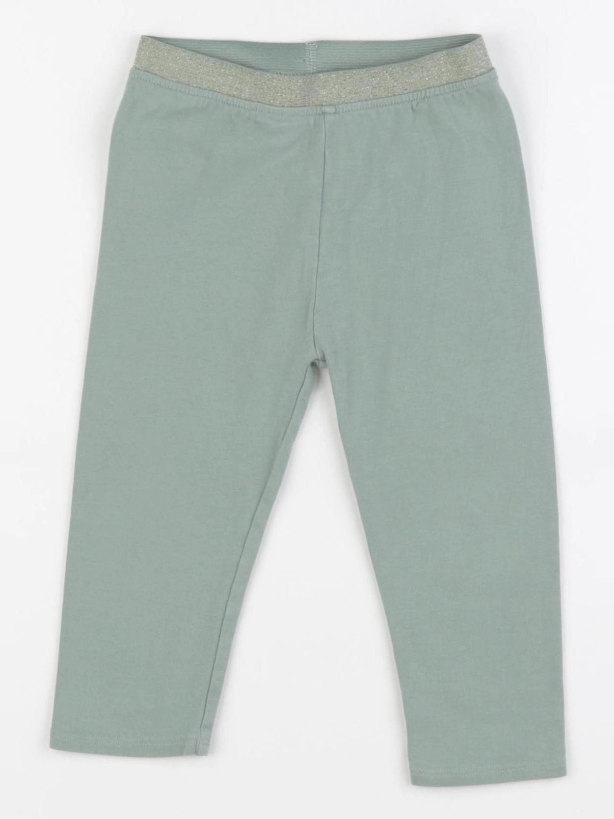 Vertbaudet - legging vert - 2 ans