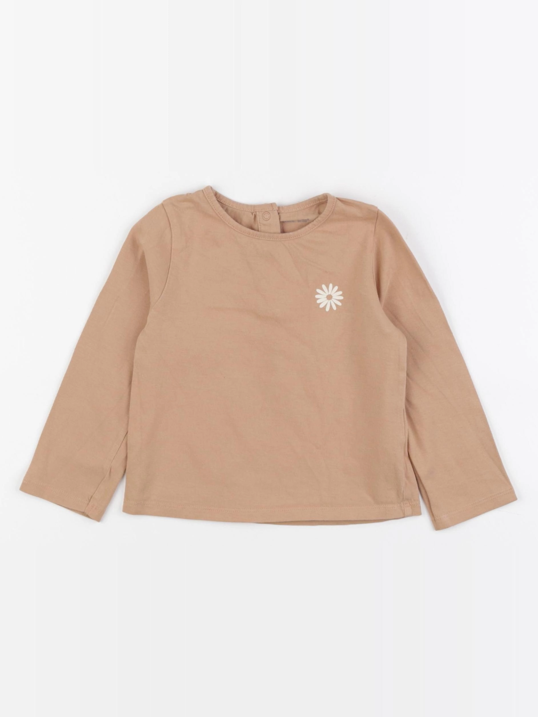 Vertbaudet - tee-shirt marron - 24 mois