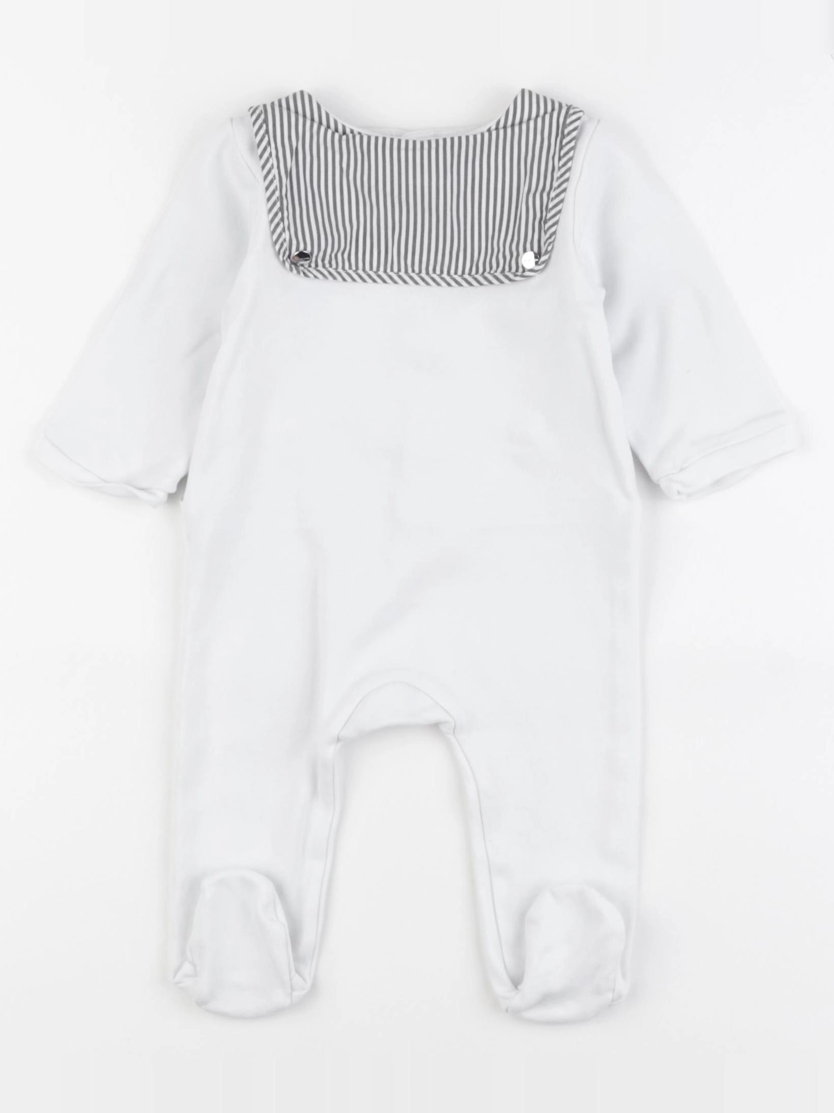 Jacadi - pyjama coton blanc - 6 mois