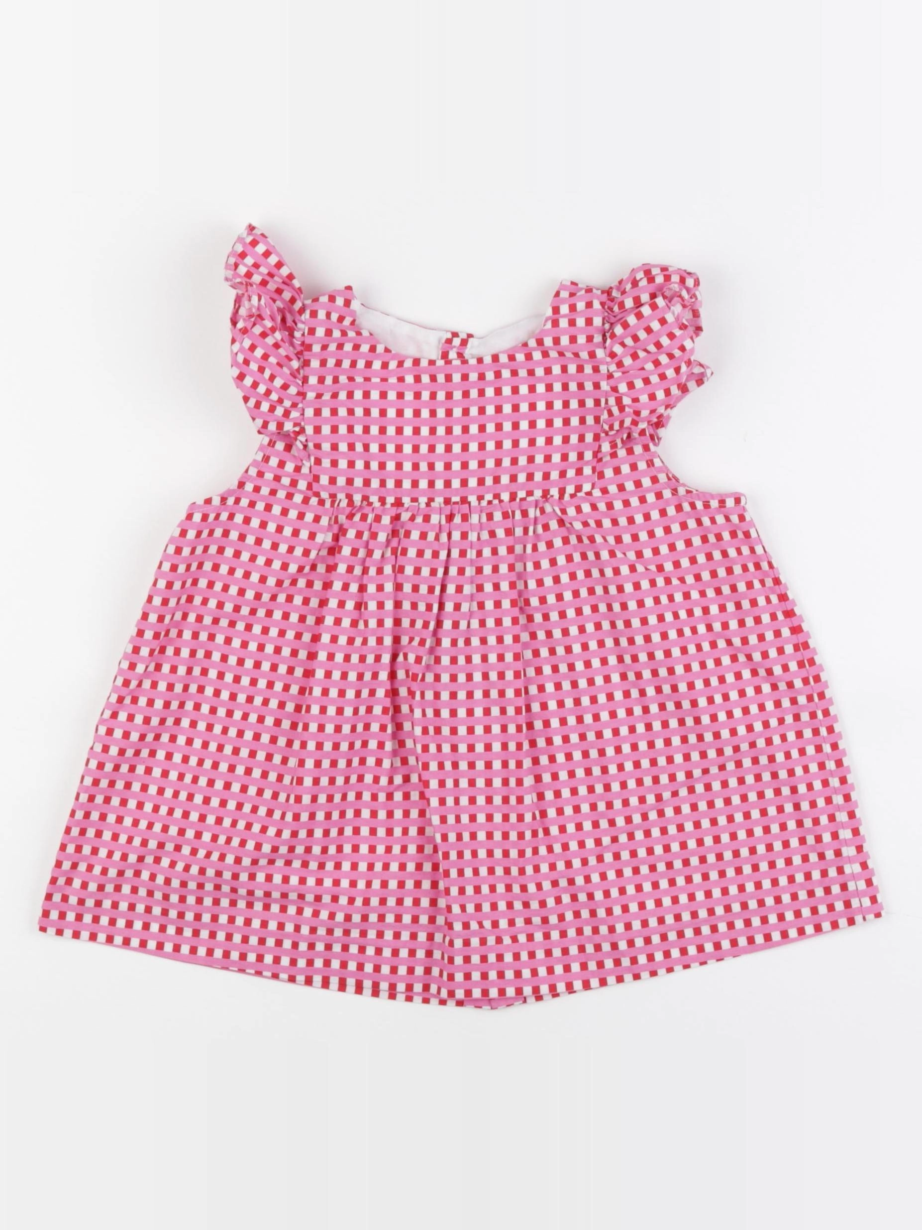Jacadi - blouse rose, rouge - 4 ans