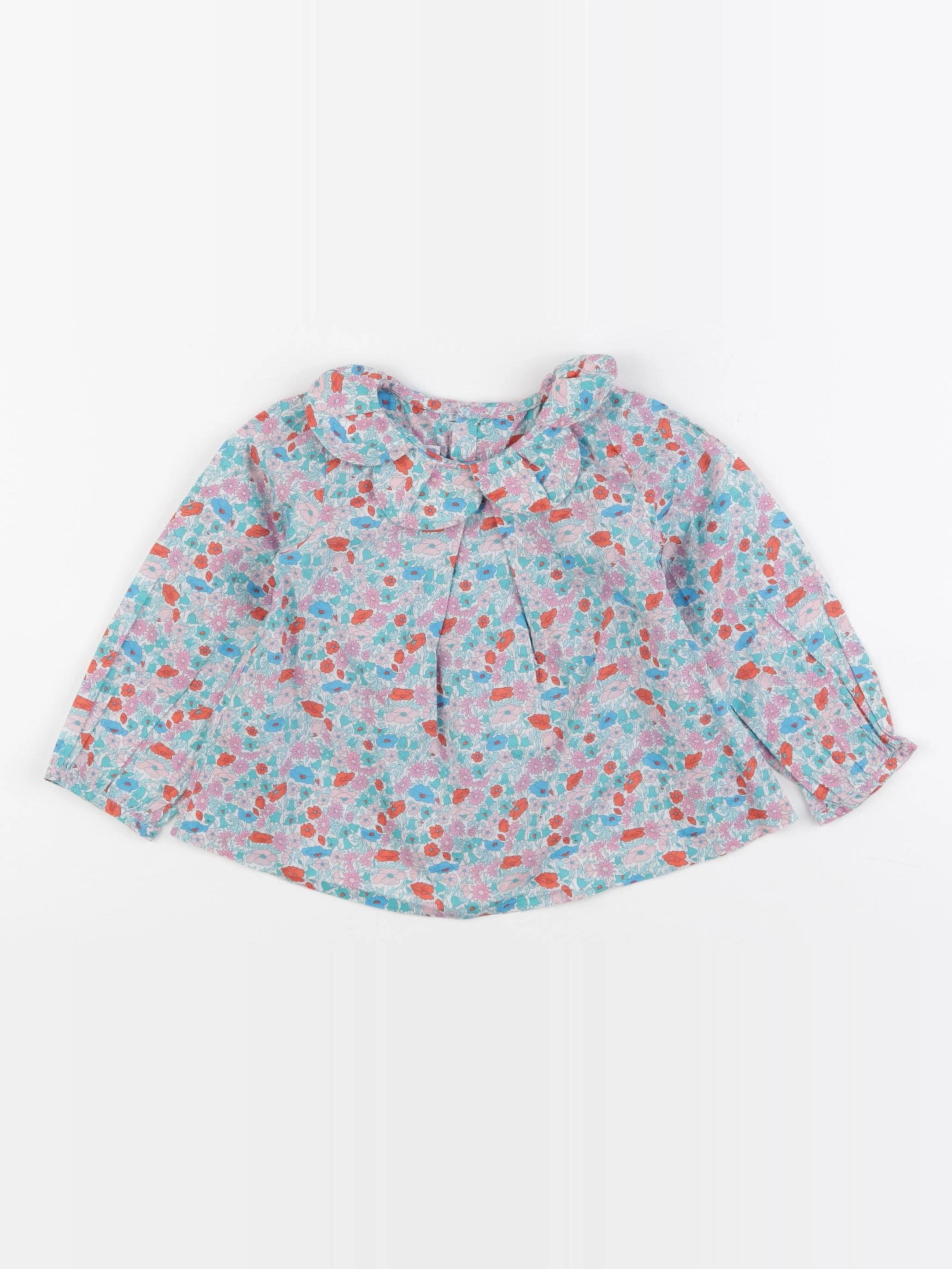 Jacadi - blouse liberty multicolore - 18 mois