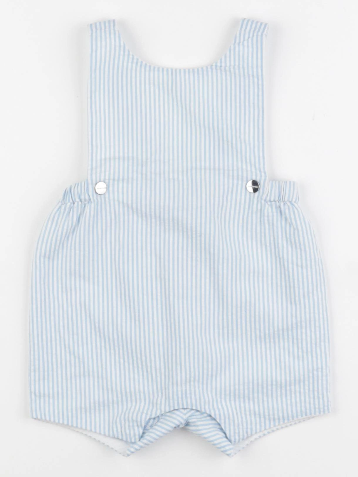 Jacadi - combinaison blanc, bleu - 6 mois