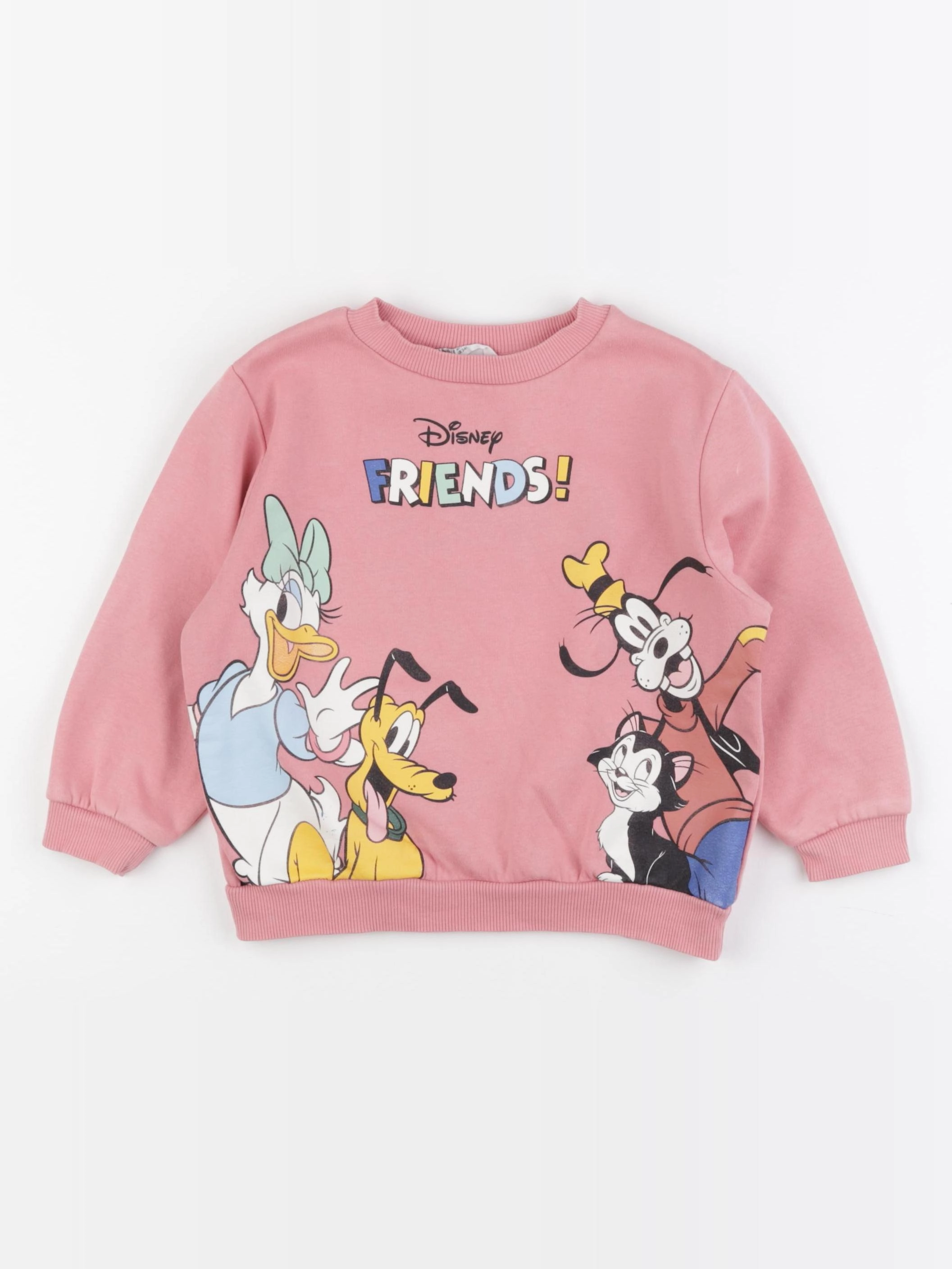 H&M - sweat rose - 2/4 ans