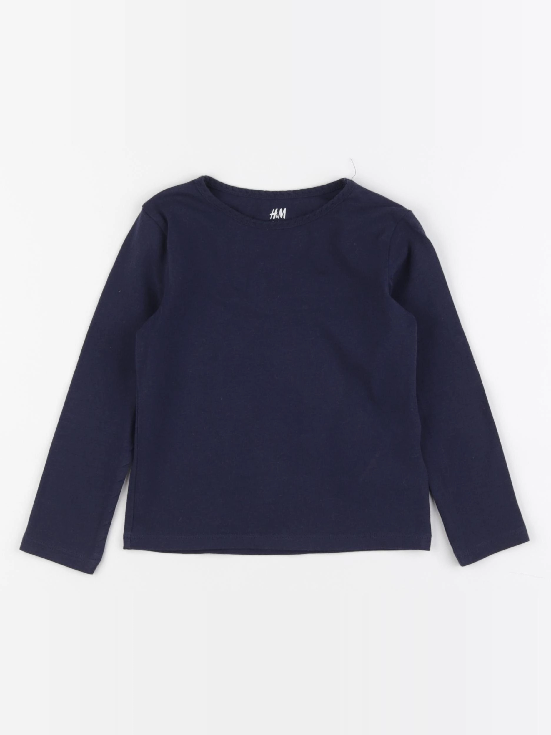 H&M - tee-shirt bleu - 2/4 ans