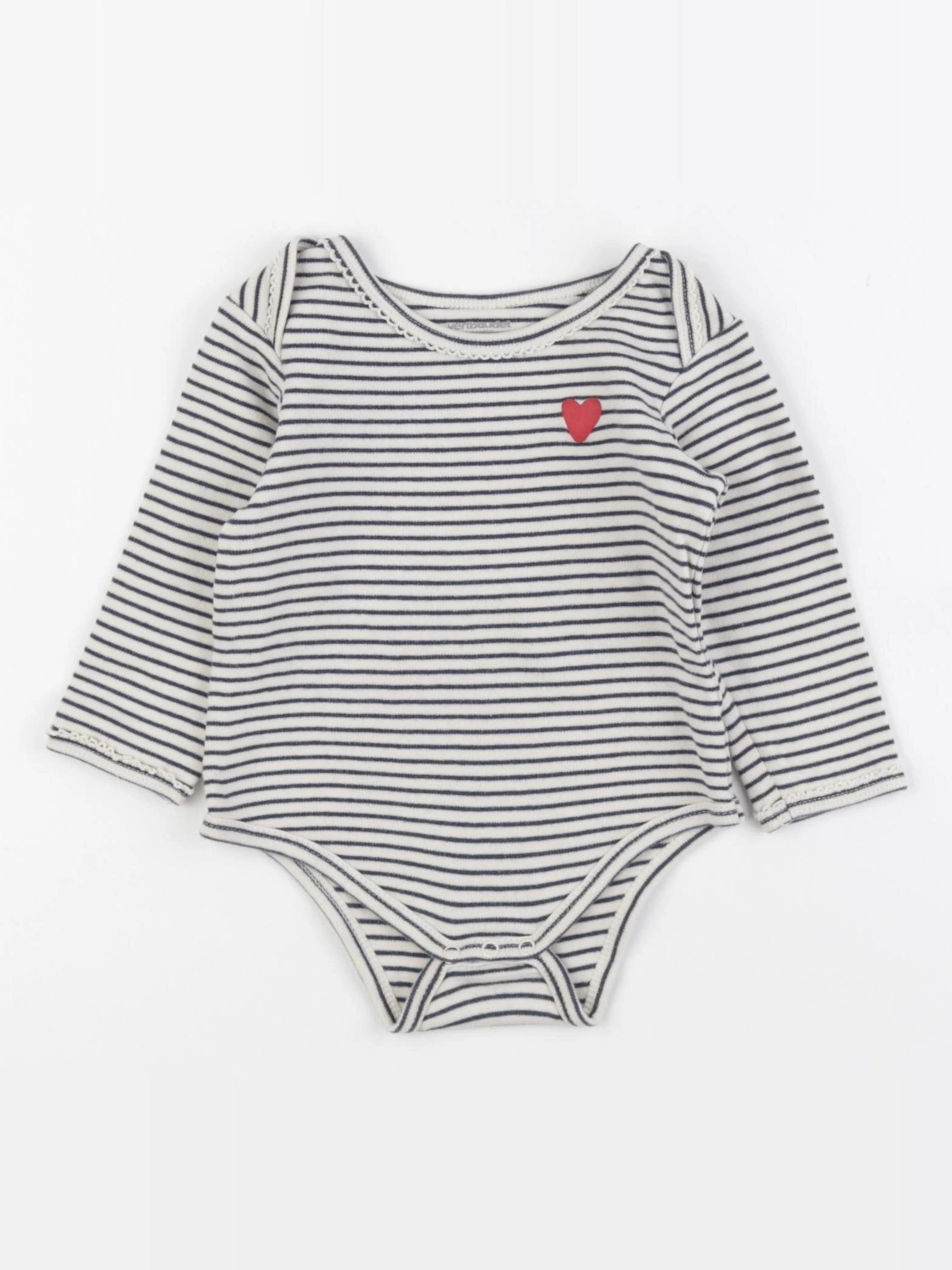 Vertbaudet - body beige, bleu - 18 mois