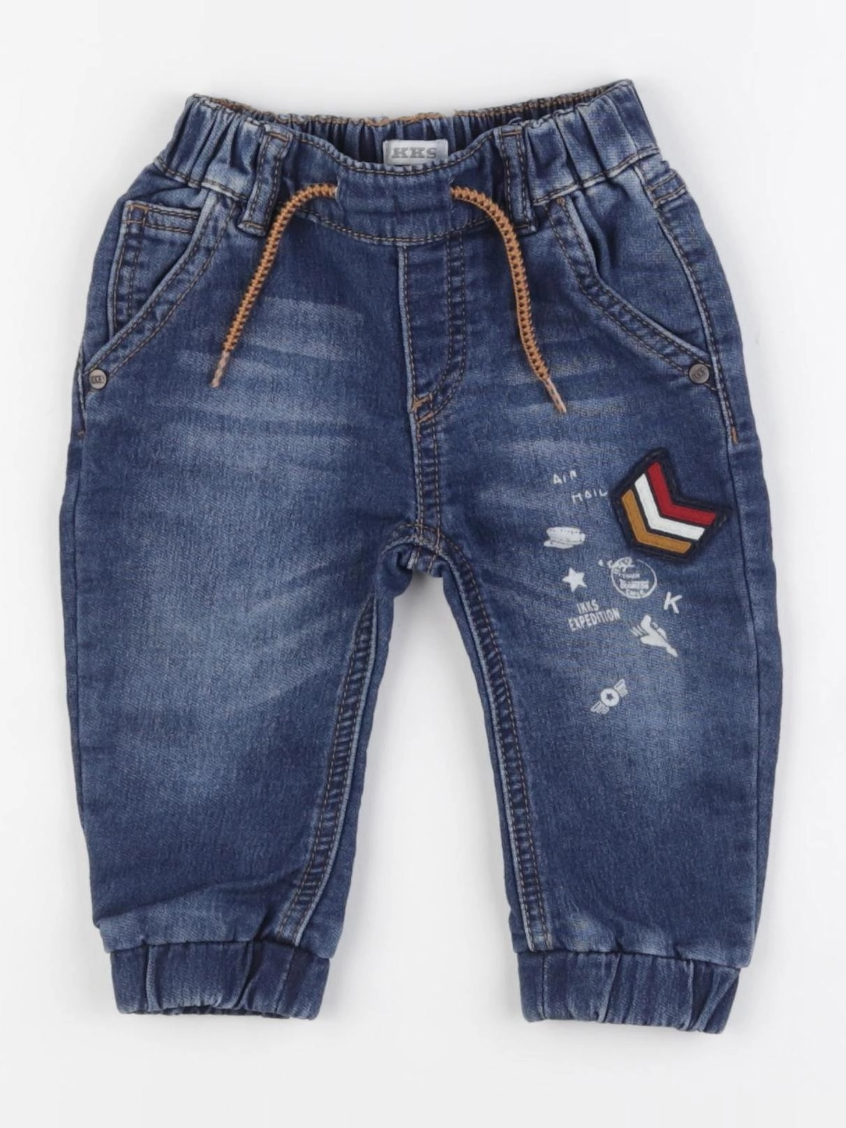 IKKS - jegging bleu - 12 mois