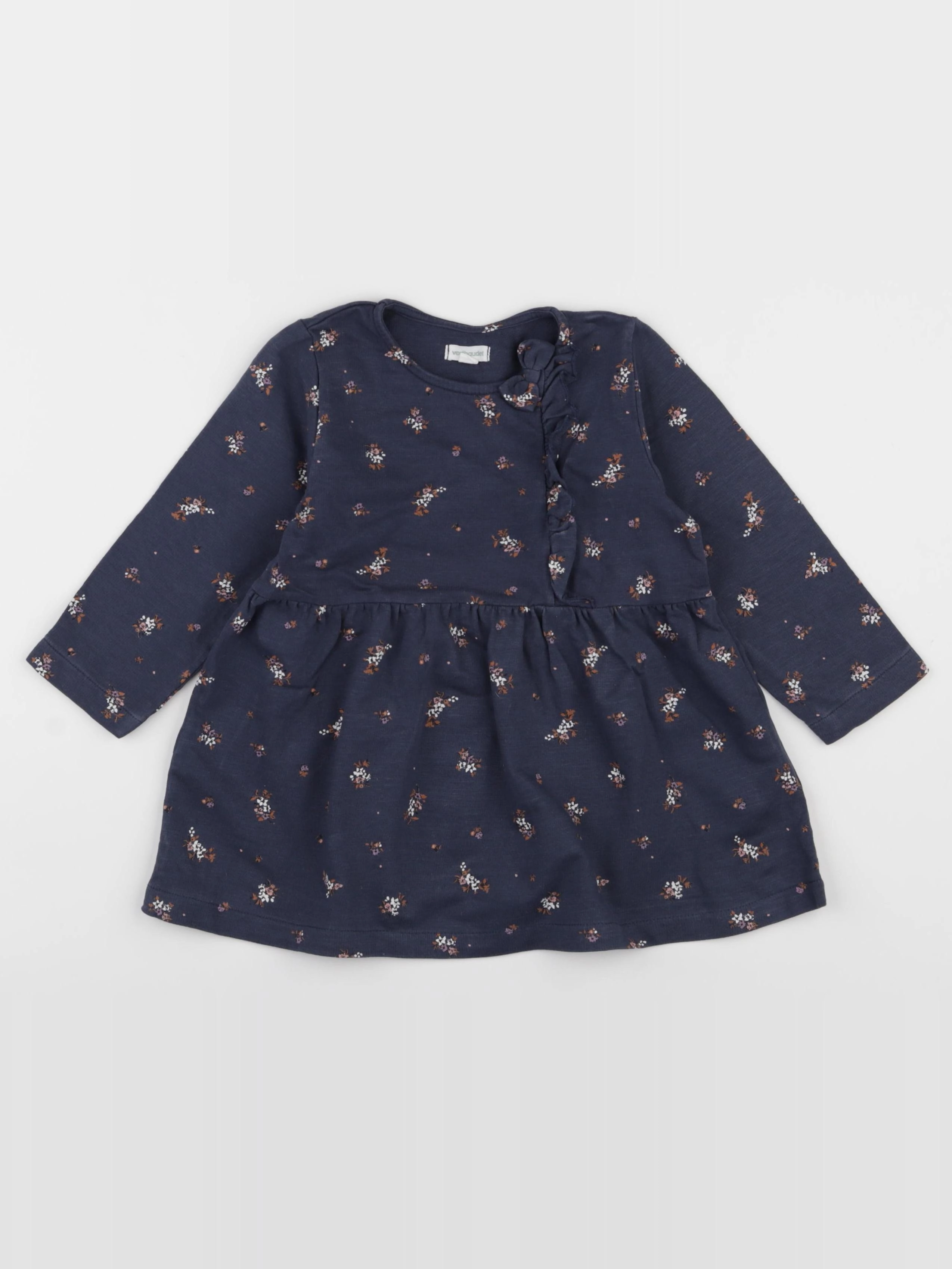 Vertbaudet - robe bleu - 24 mois