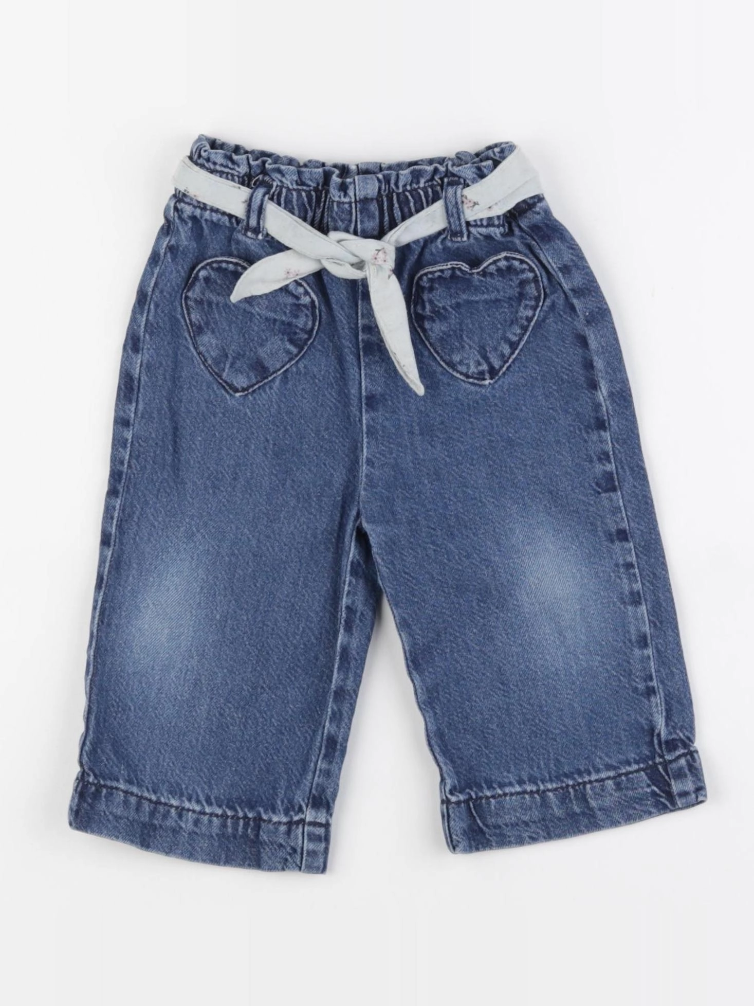 Vertbaudet - jean bleu - 9 mois