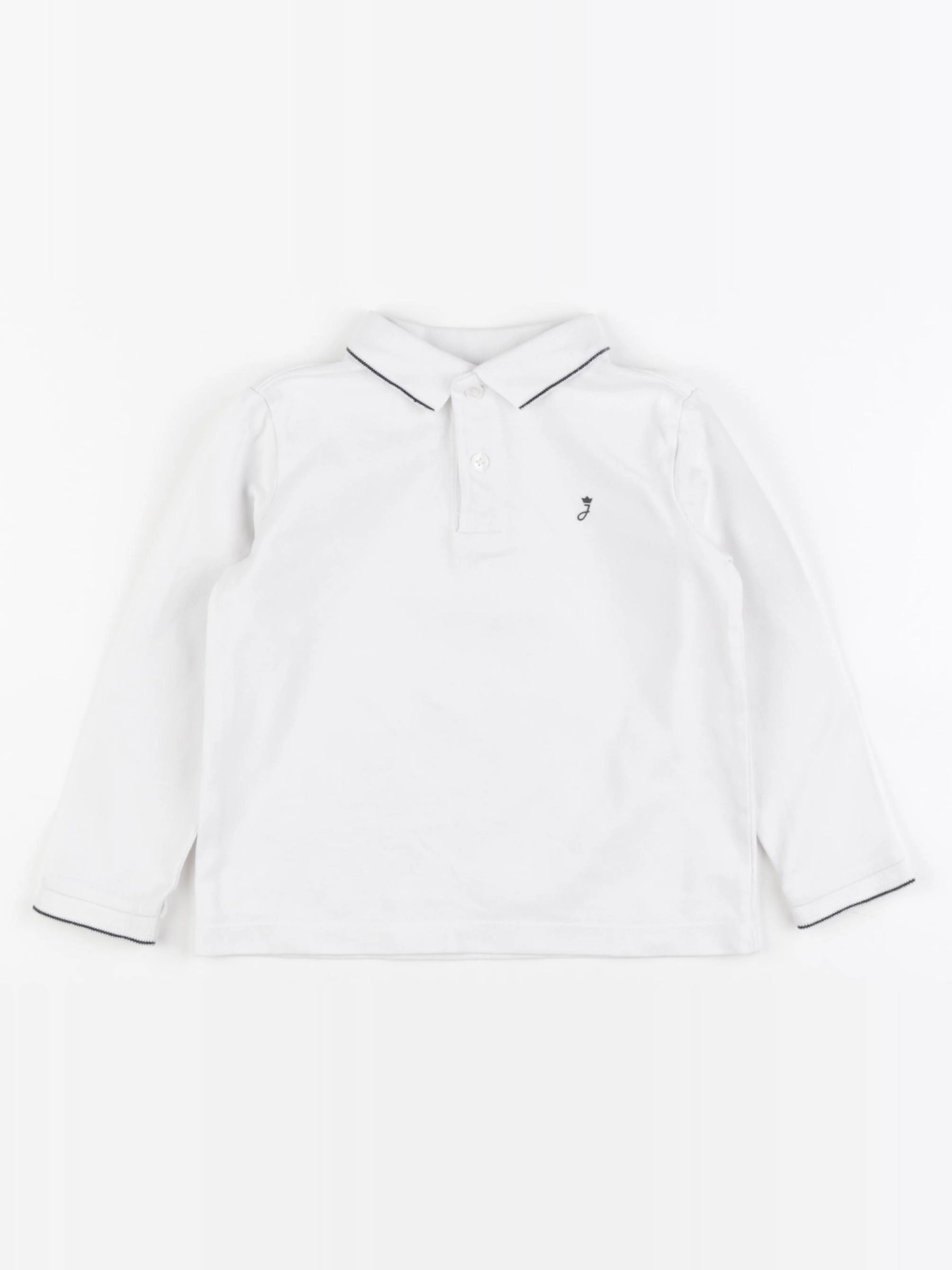 Jacadi - polo blanc - 4 ans
