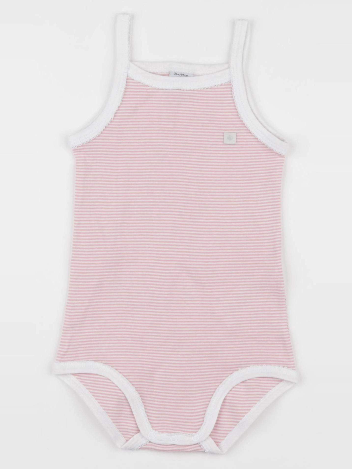 Petit Bateau - body rose - 3 ans