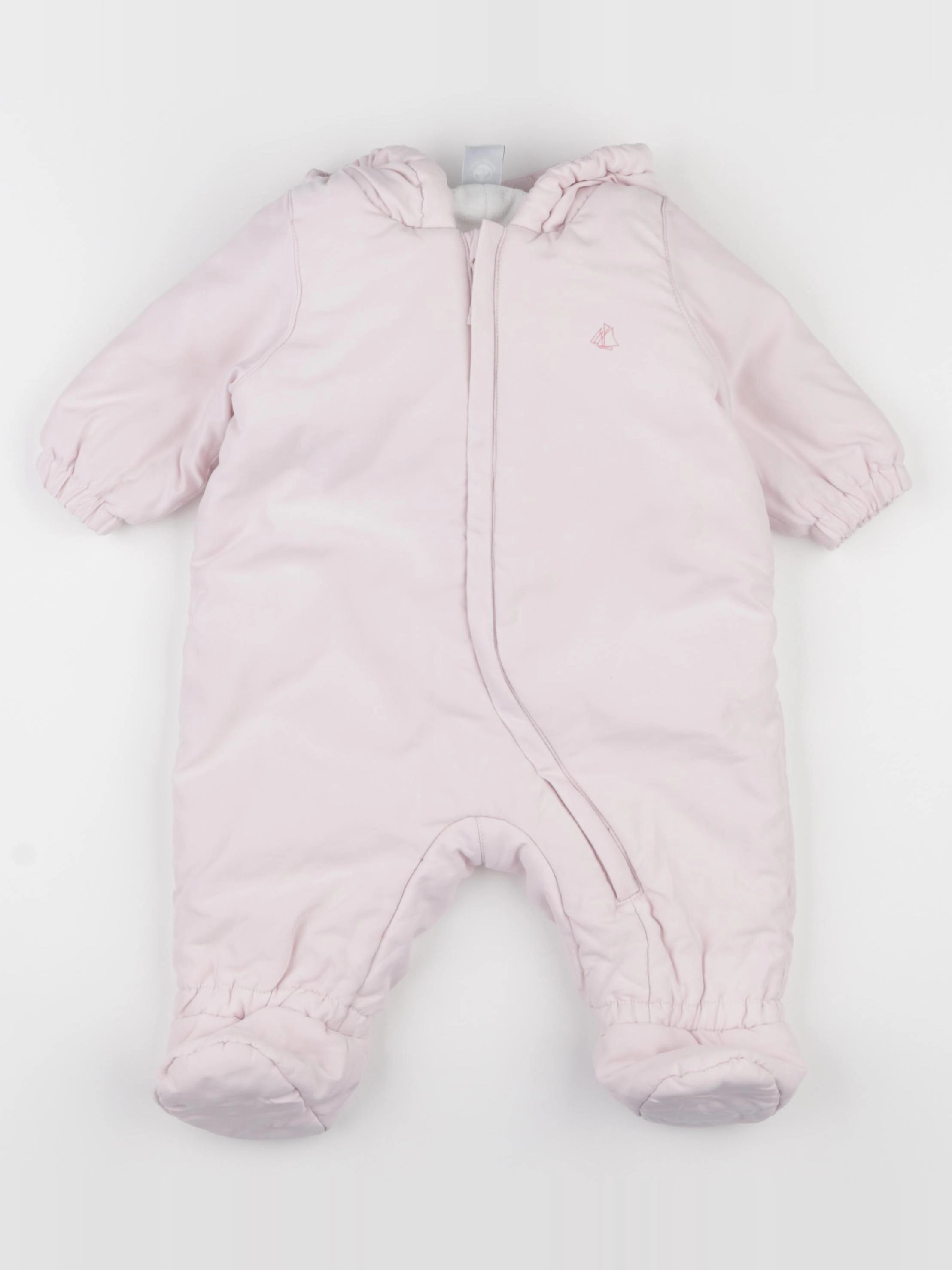 Petit Bateau - combi-pilote rose - 6 mois