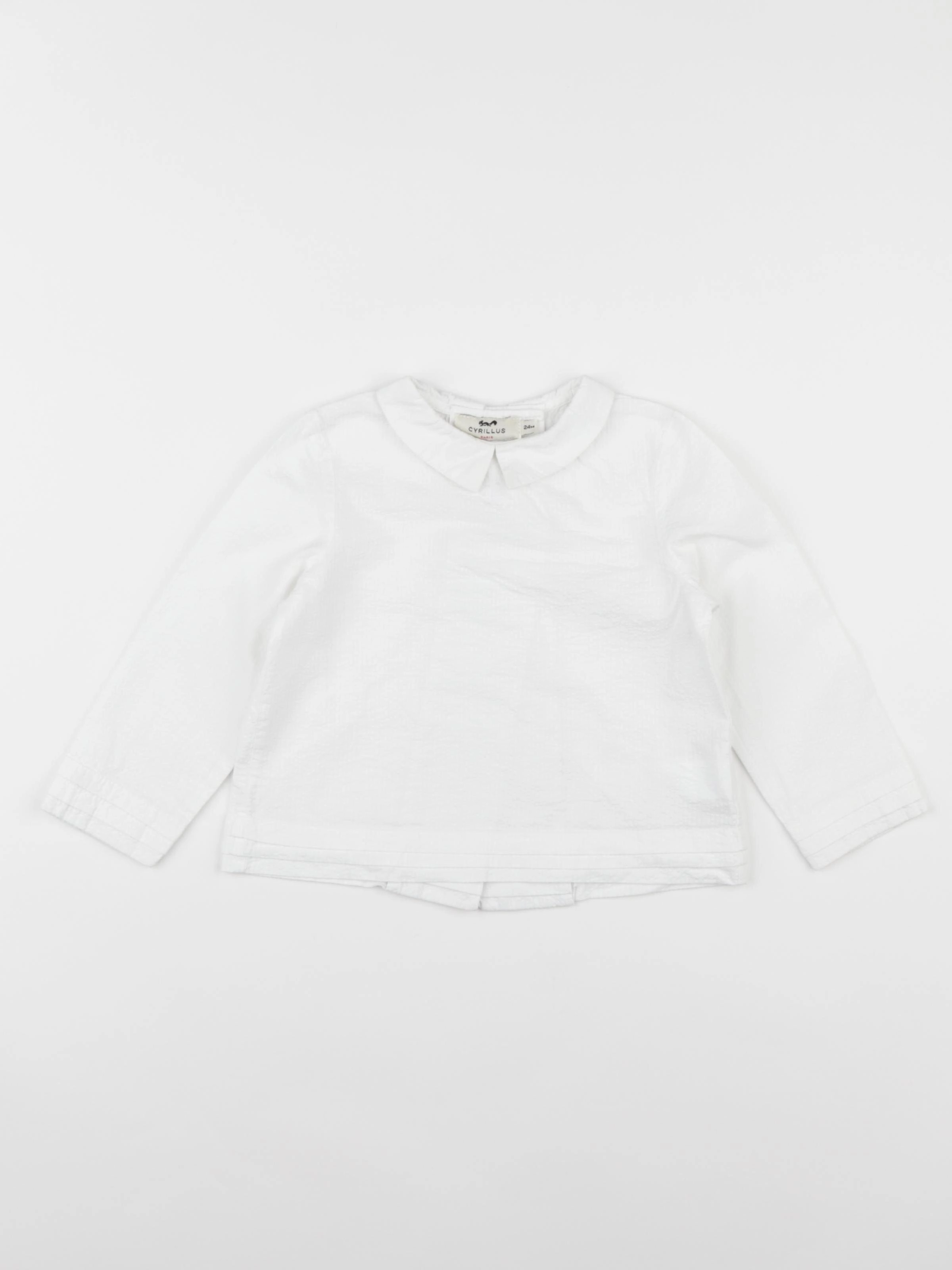 Cyrillus - blouse blanc - 2 ans