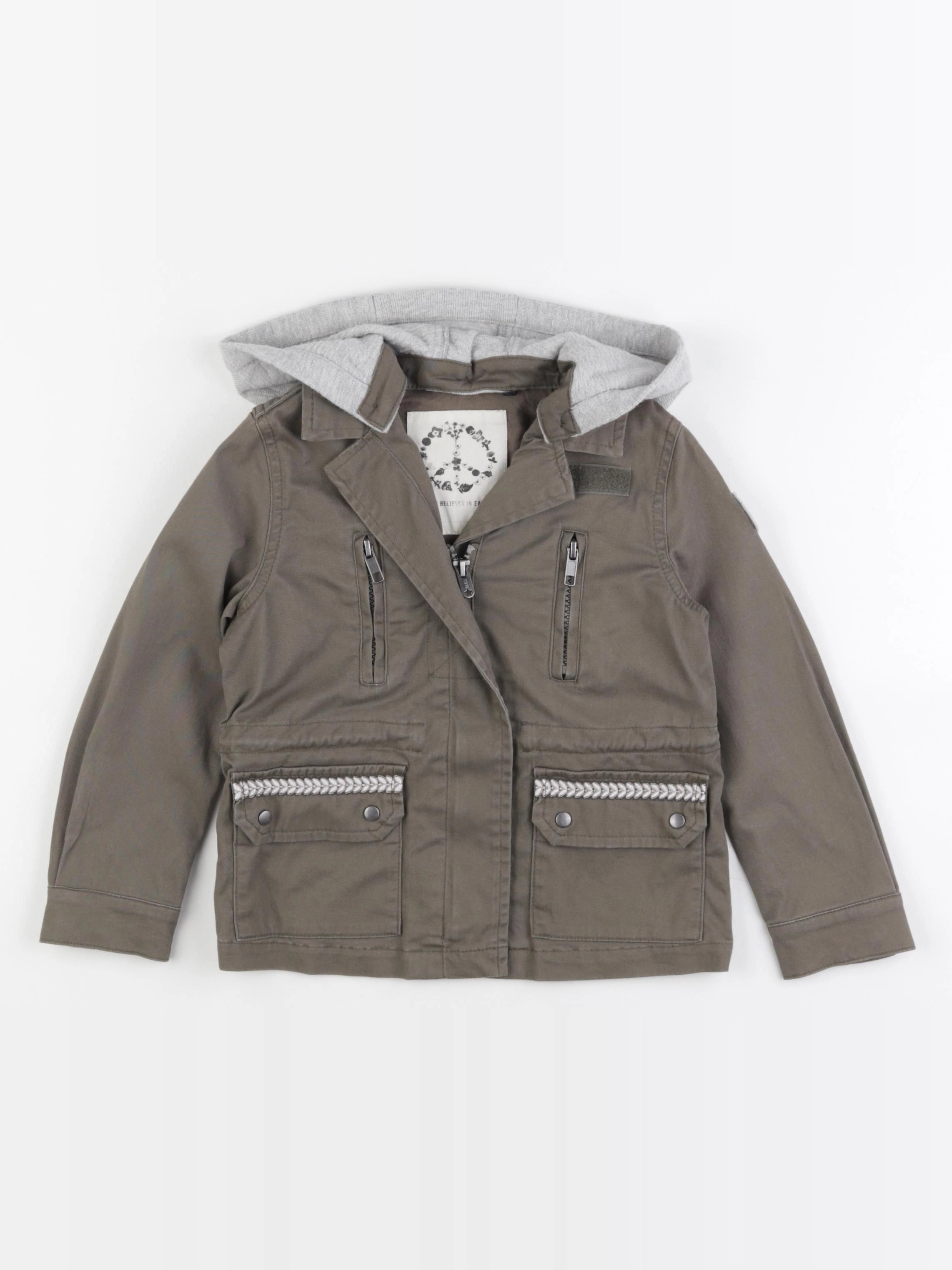 IKKS - veste imprimé au dos vert - 3 ans