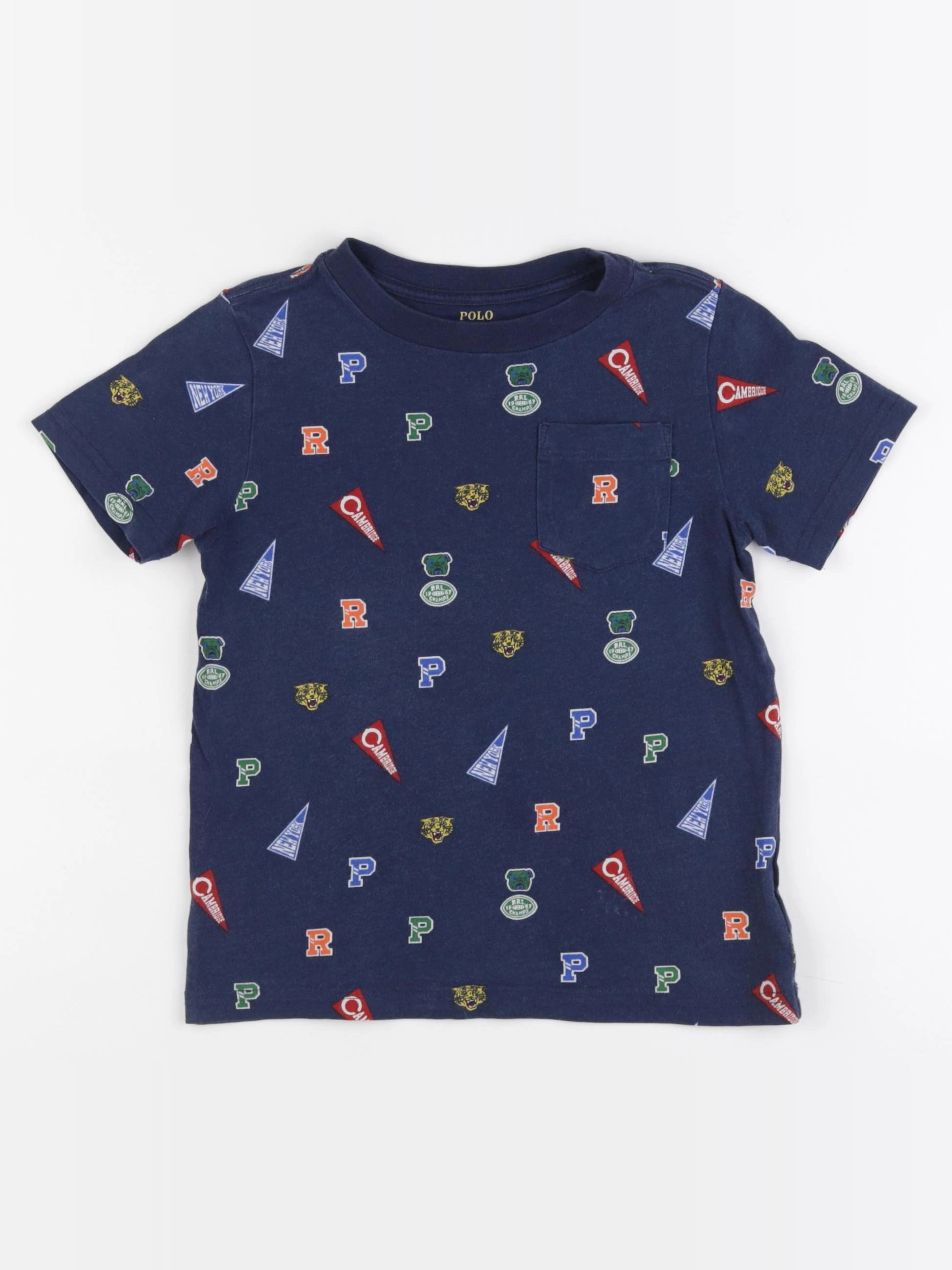Ralph Lauren - tee-shirt bleu - 4 ans