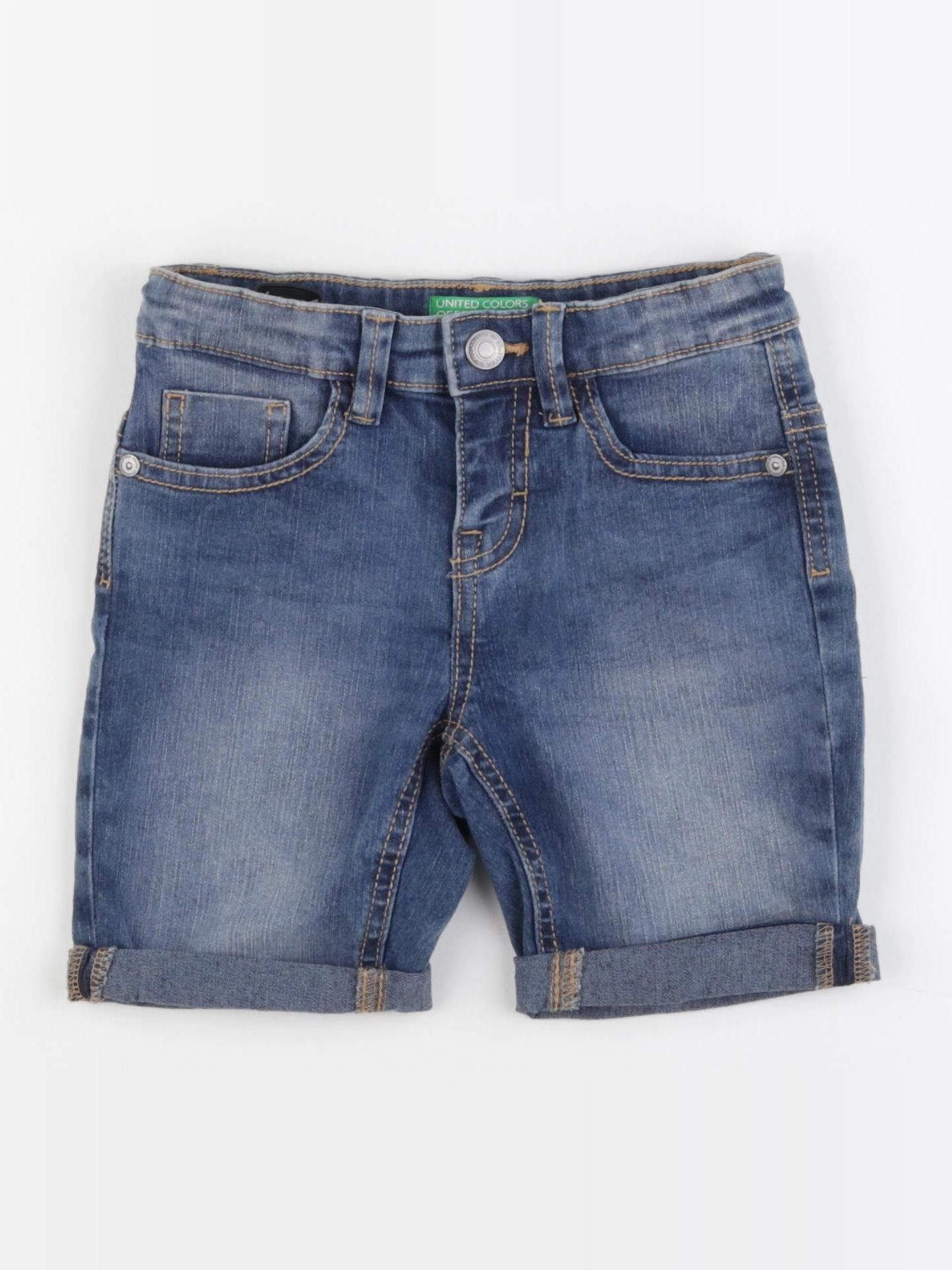 Benetton - short bleu - 3/4 ans