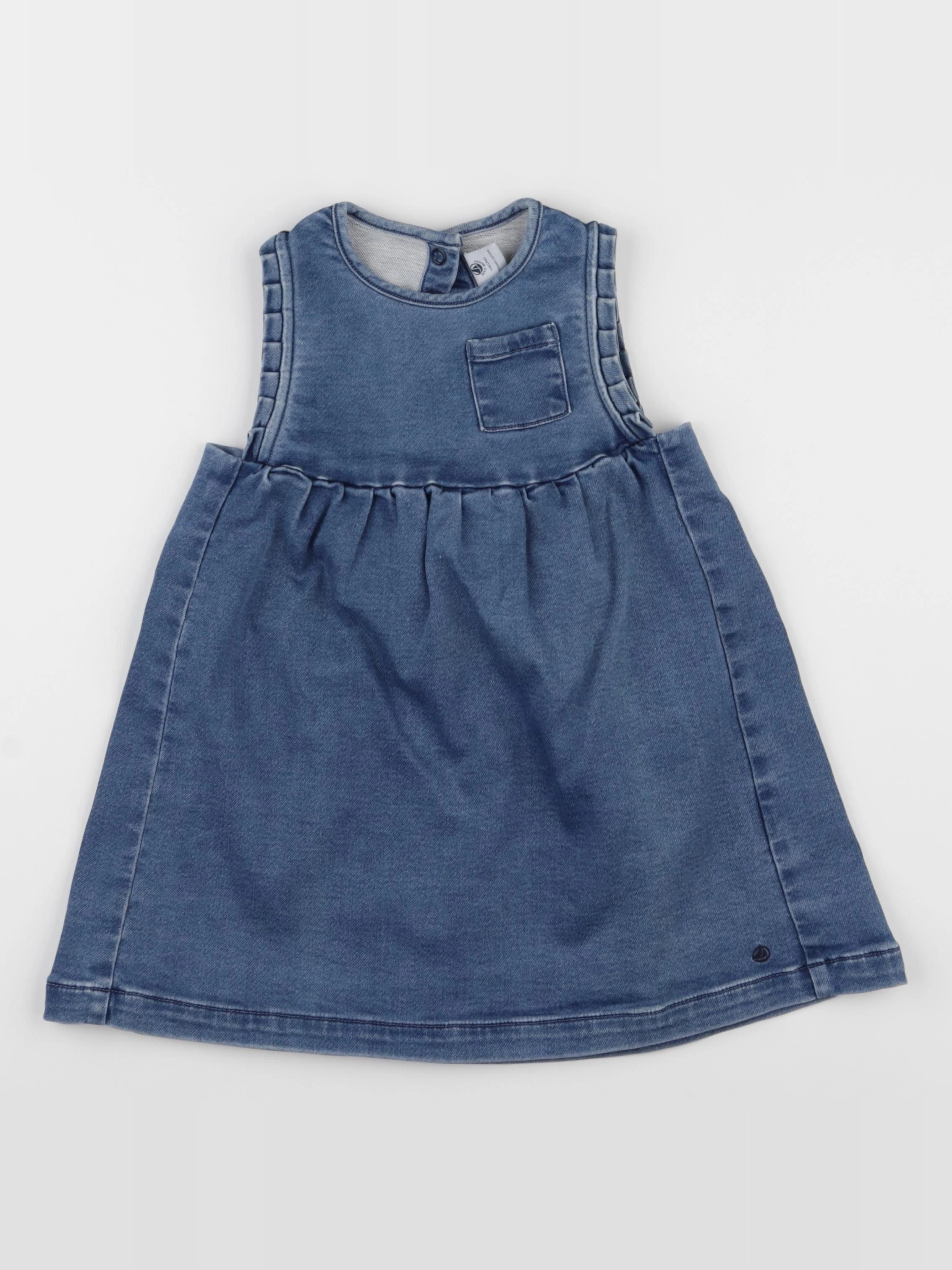 Petit Bateau - robe bleu - 3 ans