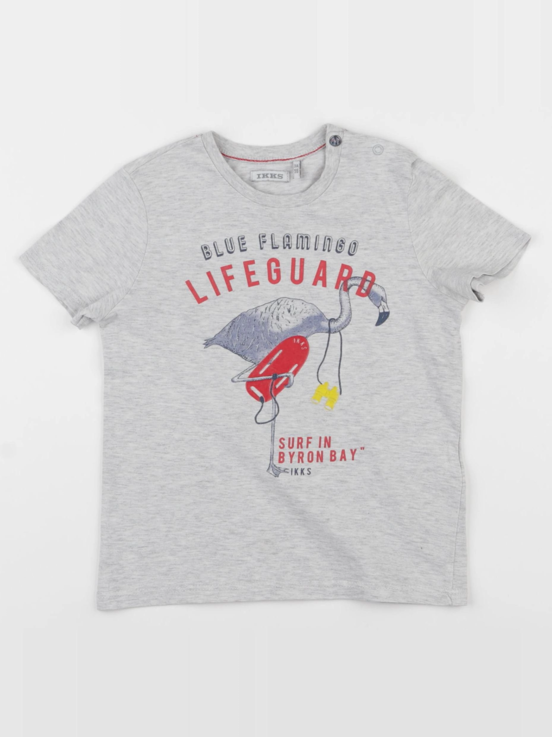 IKKS - tee-shirt gris - 3 ans