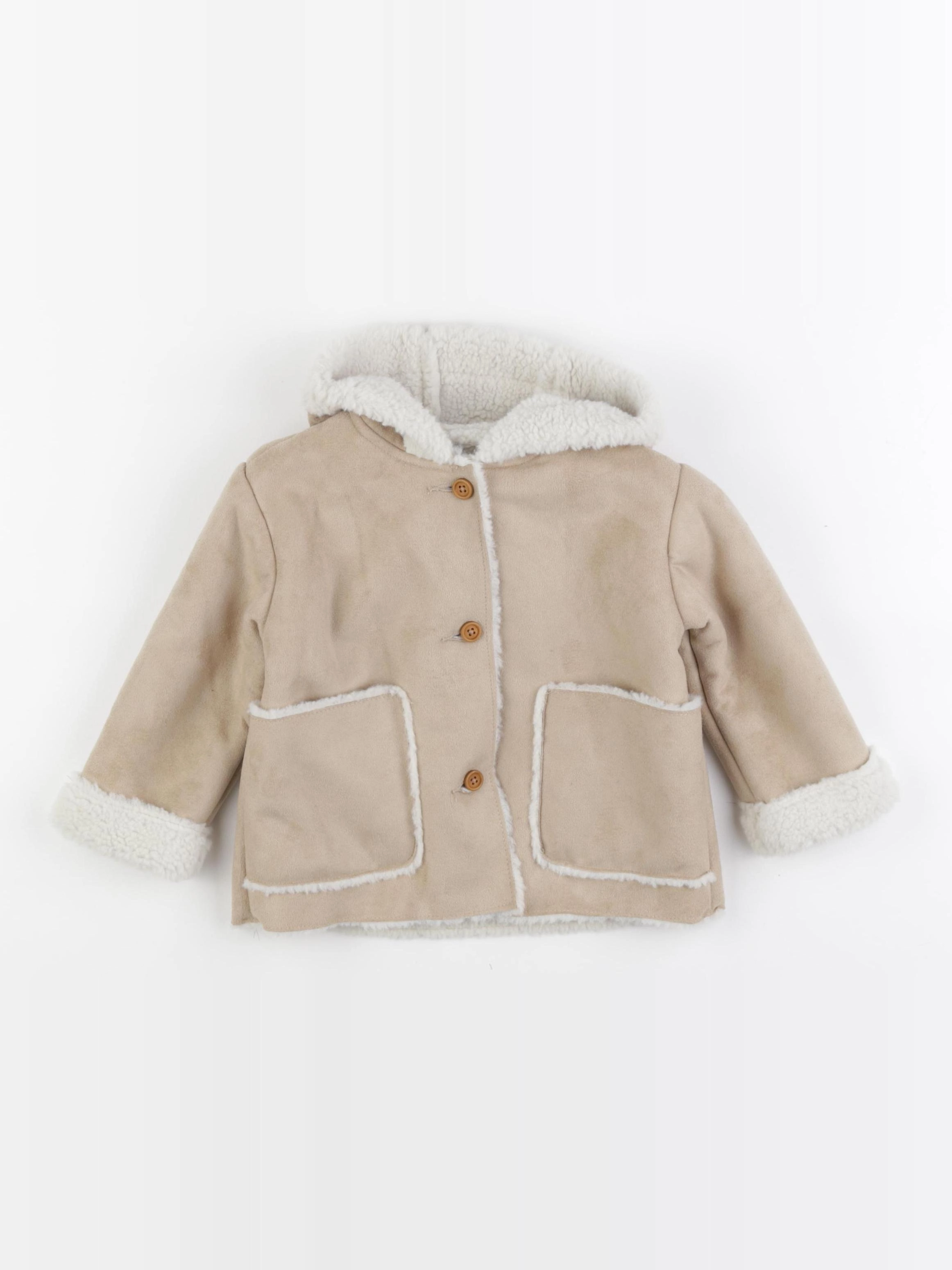 Zara - manteau beige - 9/12 mois