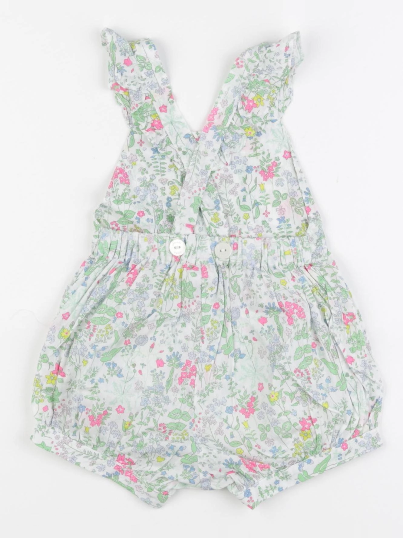 Jacadi - combinaison liberty multicolore - 12 mois