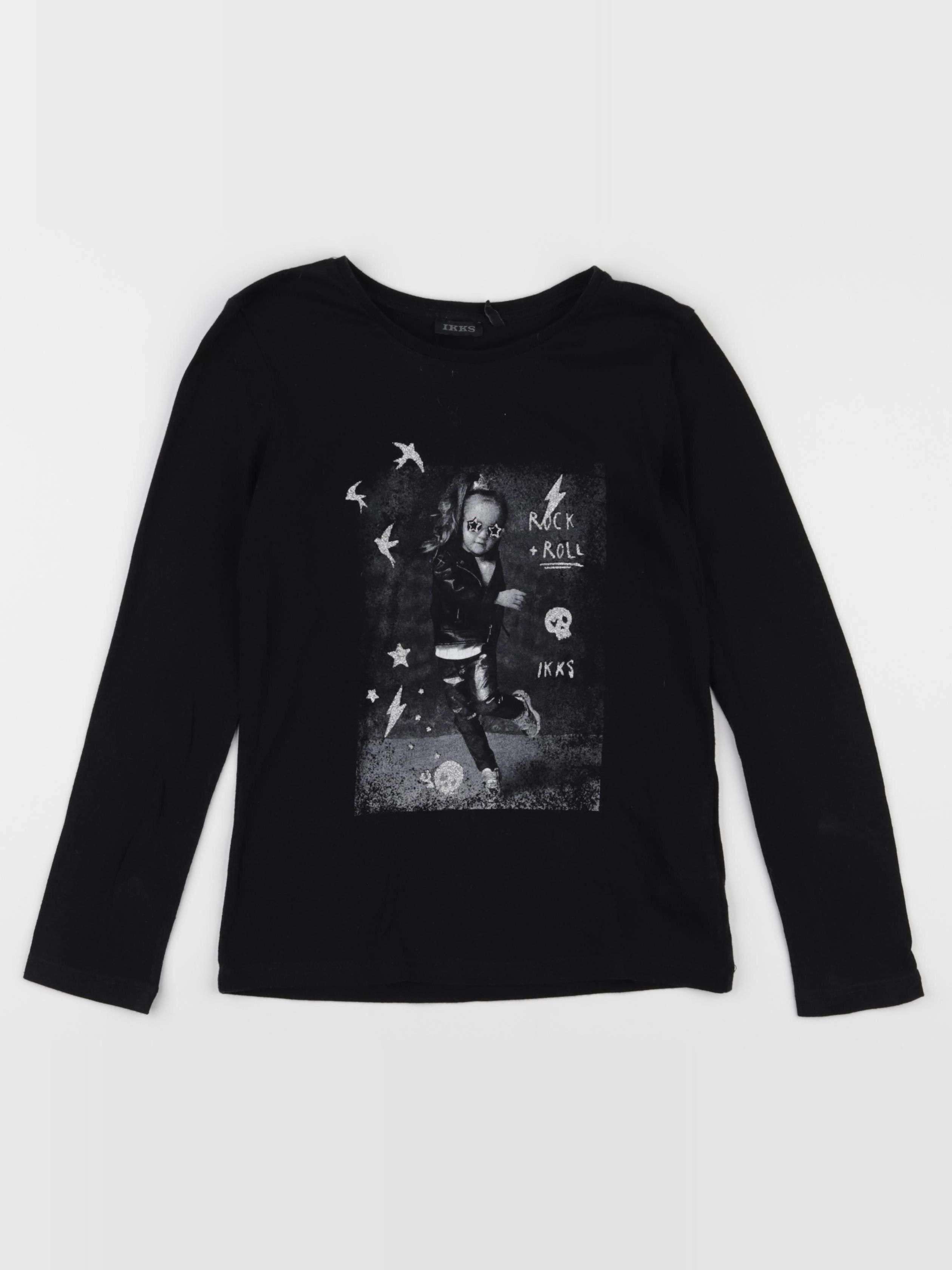 IKKS - tee-shirt noir - 8 ans