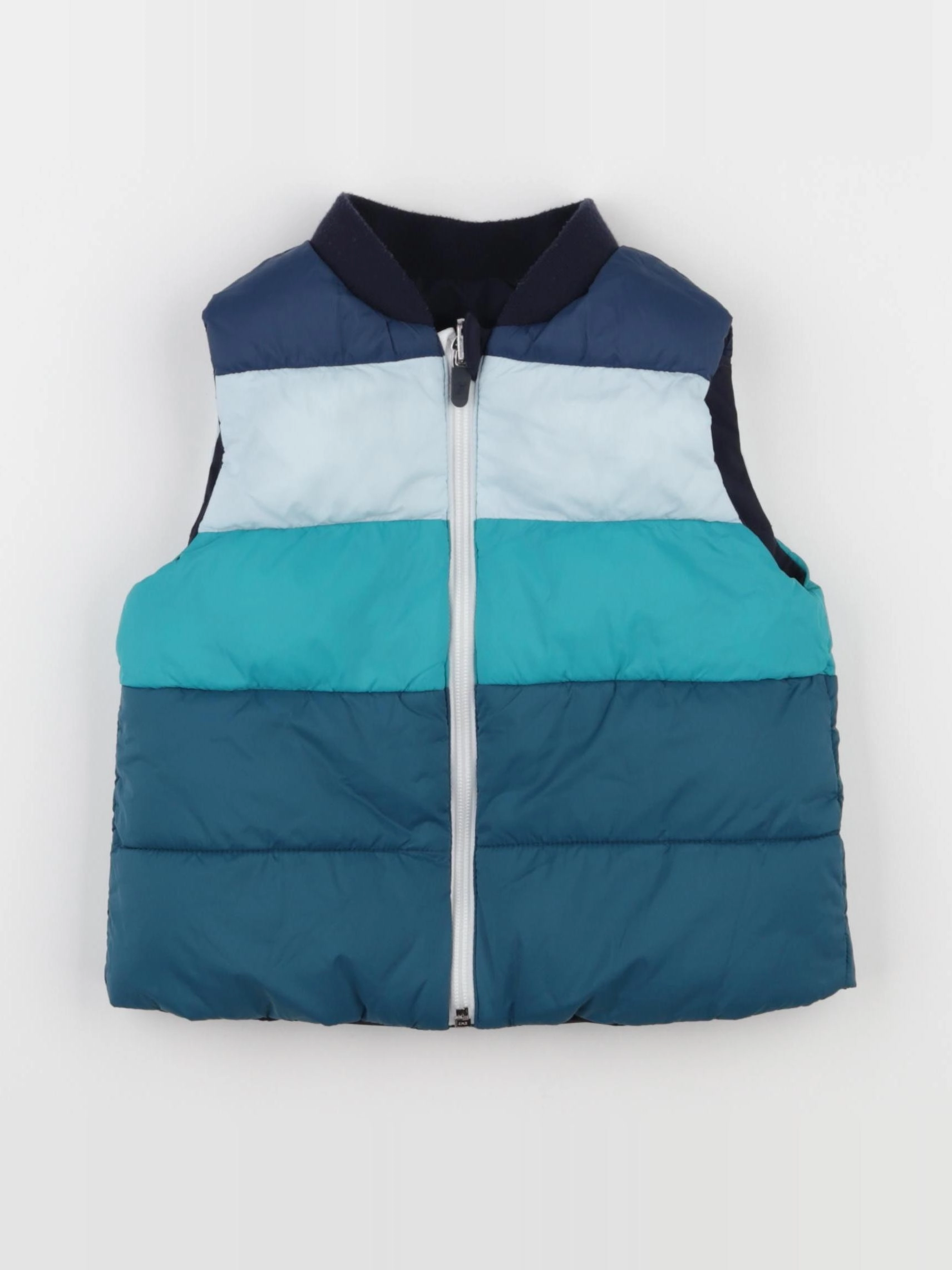 Jacadi - doudoune réversible bleu - 24 mois