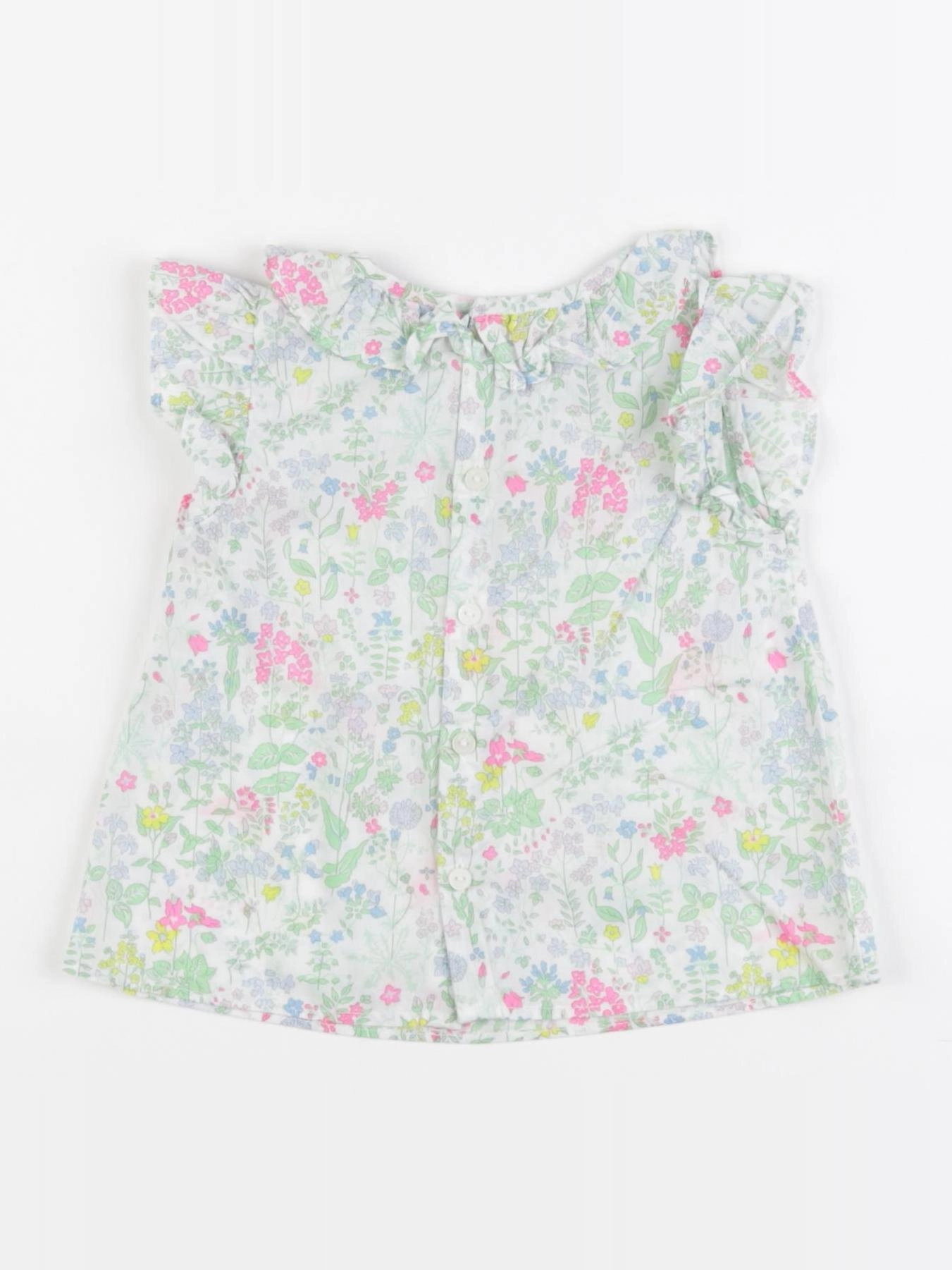 Jacadi - blouse liberty multicolore - 12 mois