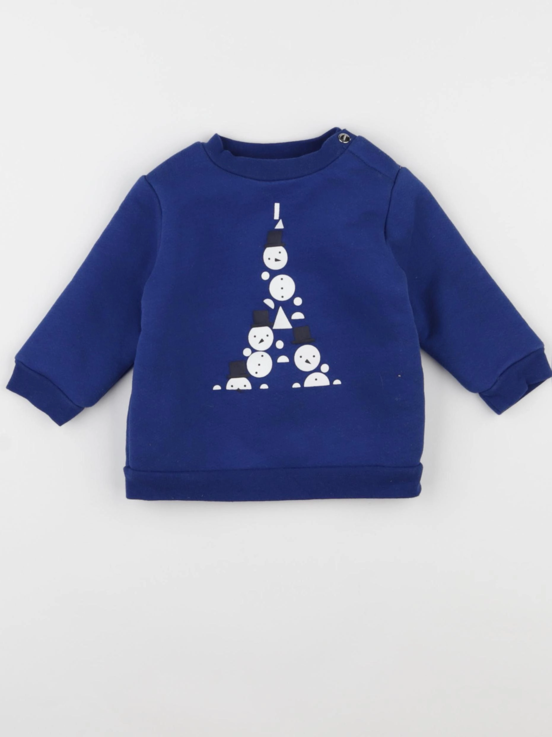 Jacadi - sweat bleu - 6 mois