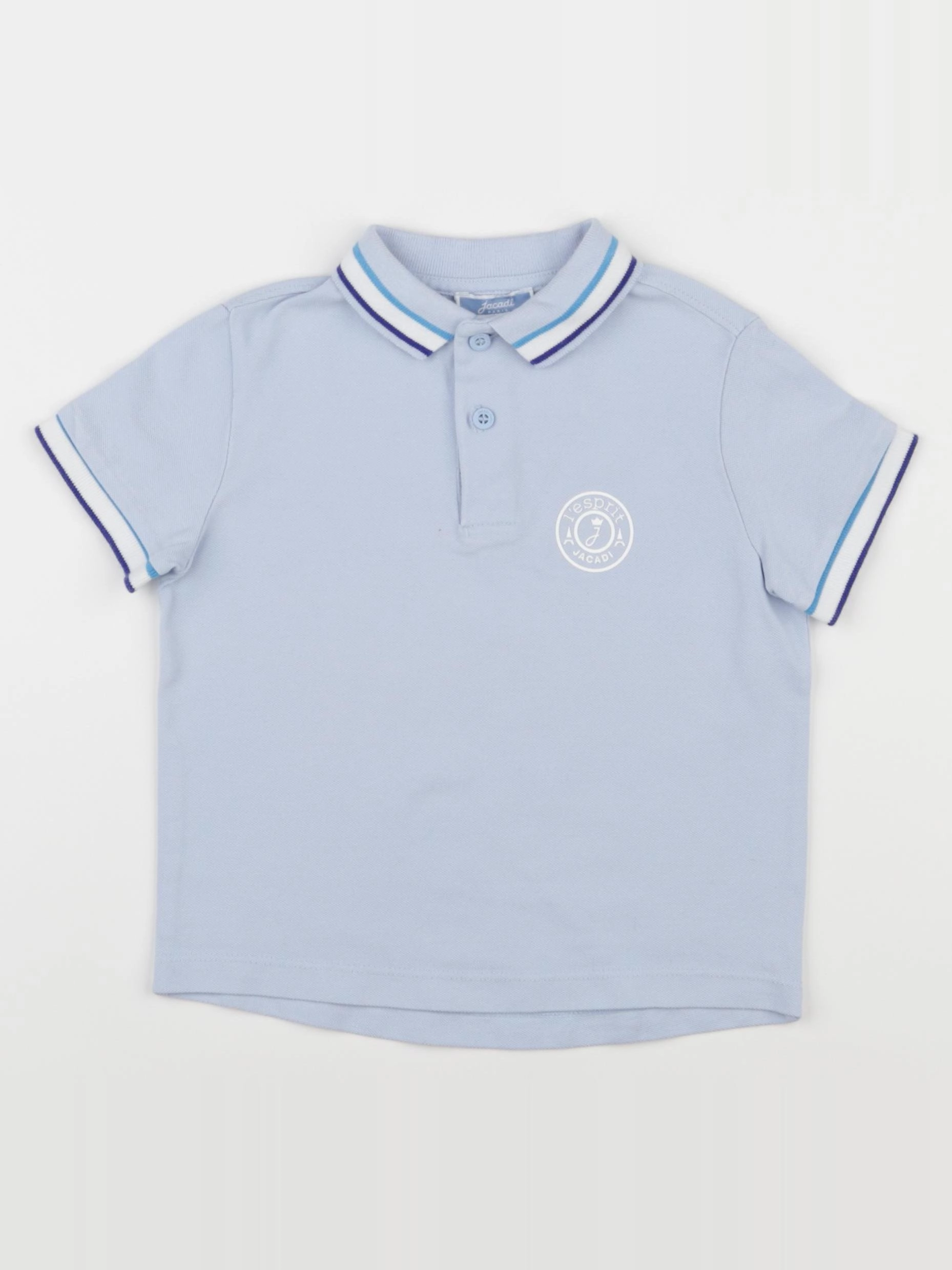 Jacadi - polo bleu - 4 ans