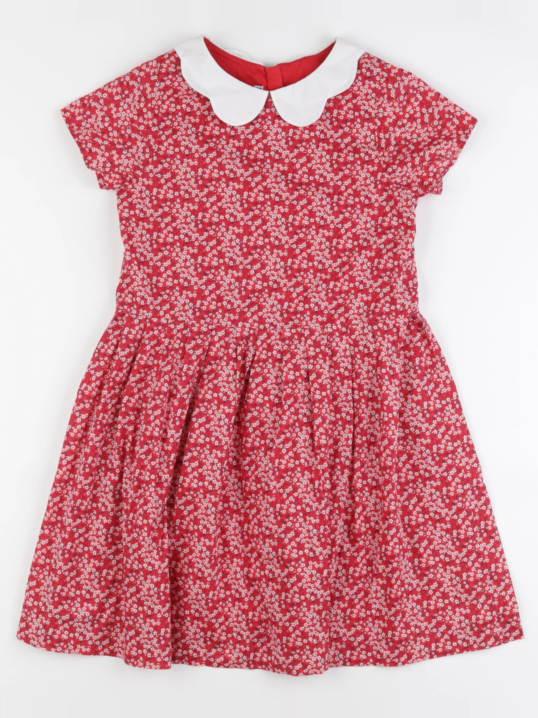 Jacadi - robe liberty rouge - 10 ans