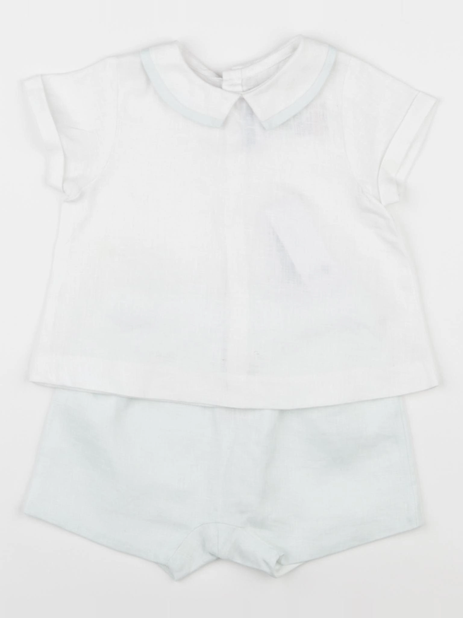 Jacadi - ensemble blanc, vert - 12 mois