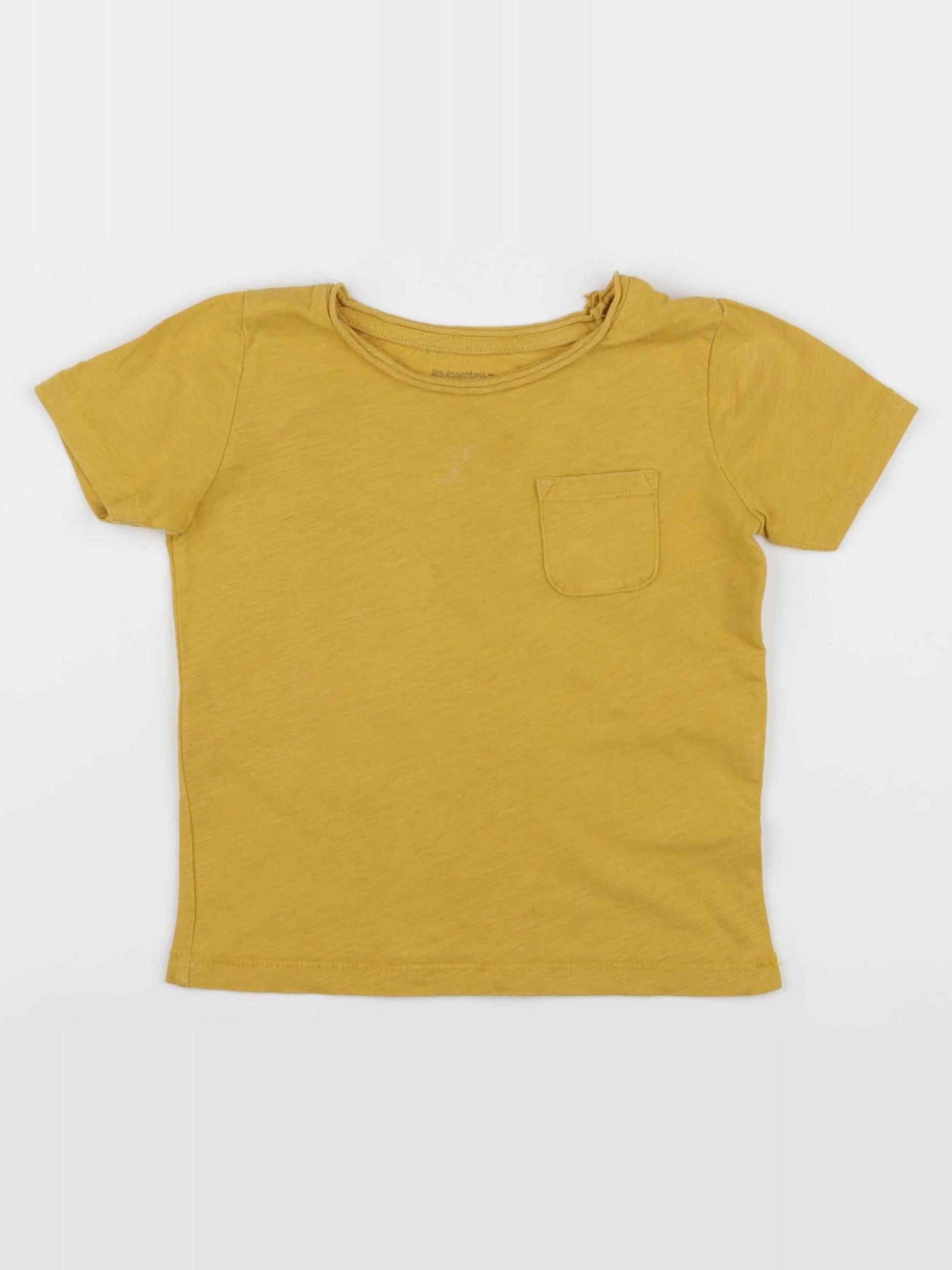 Monoprix - tee-shirt jaune - 3 ans
