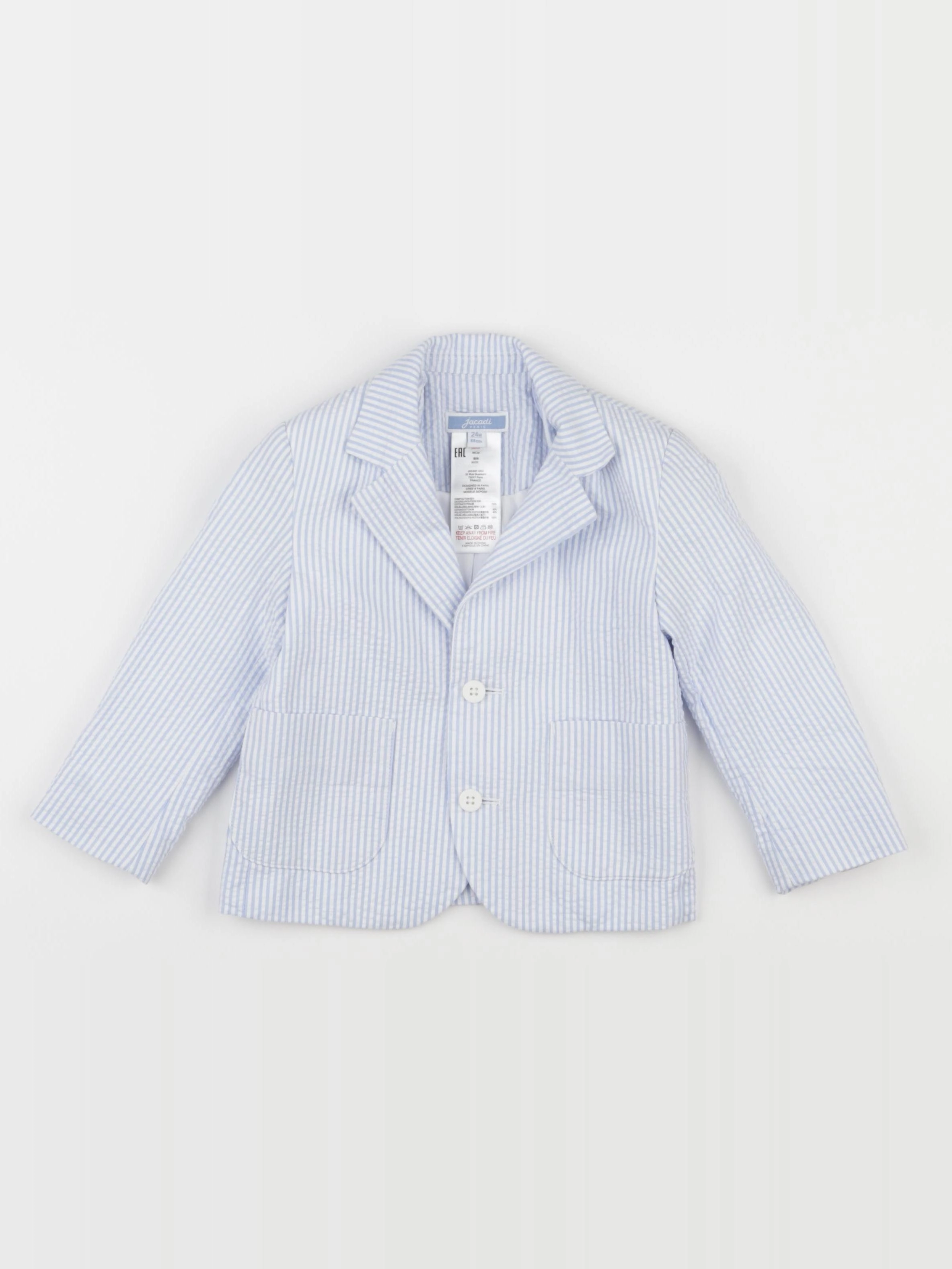 Jacadi - veste bleu, blanc - 24 mois