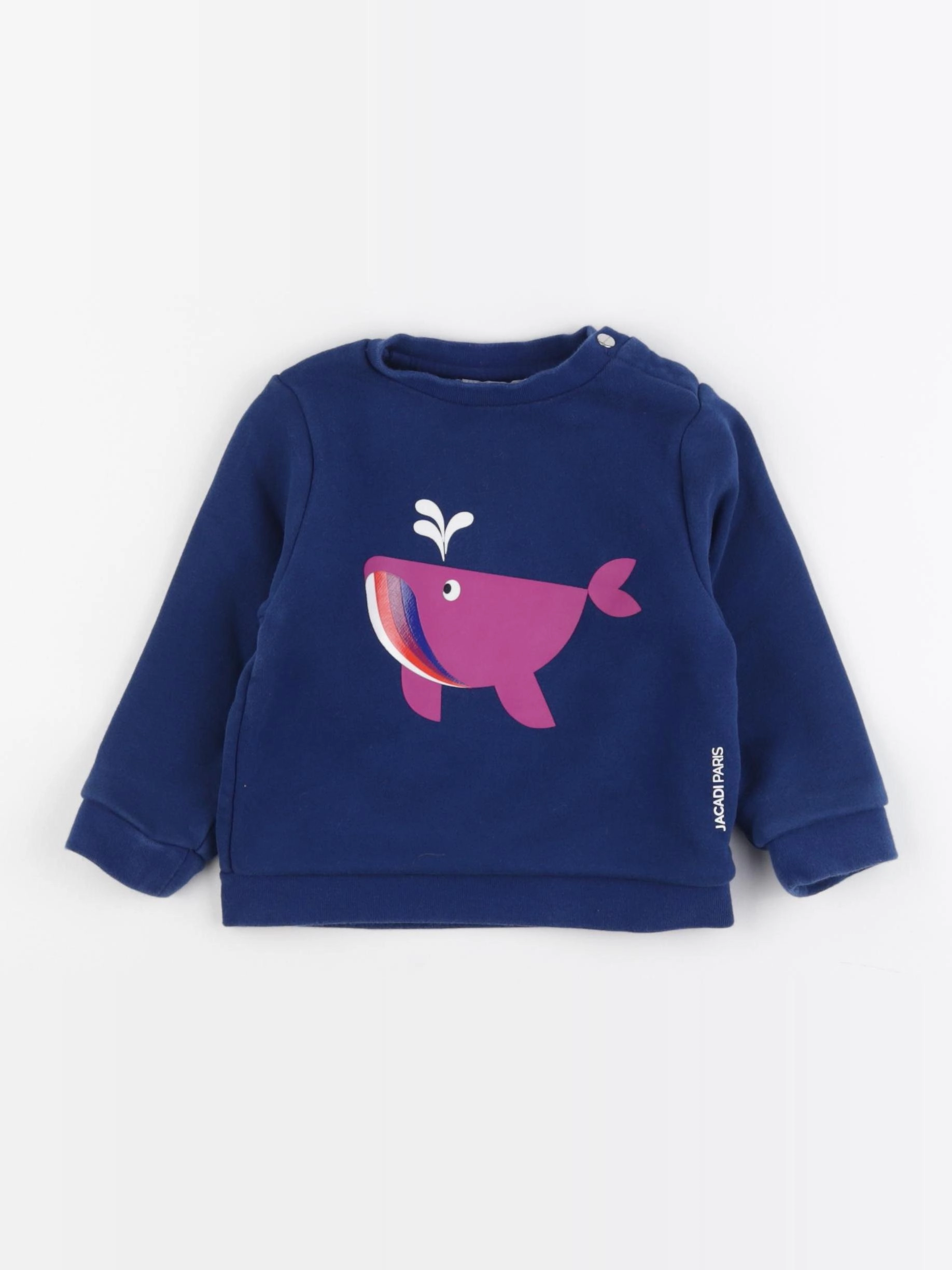 Jacadi - sweat bleu - 18 mois