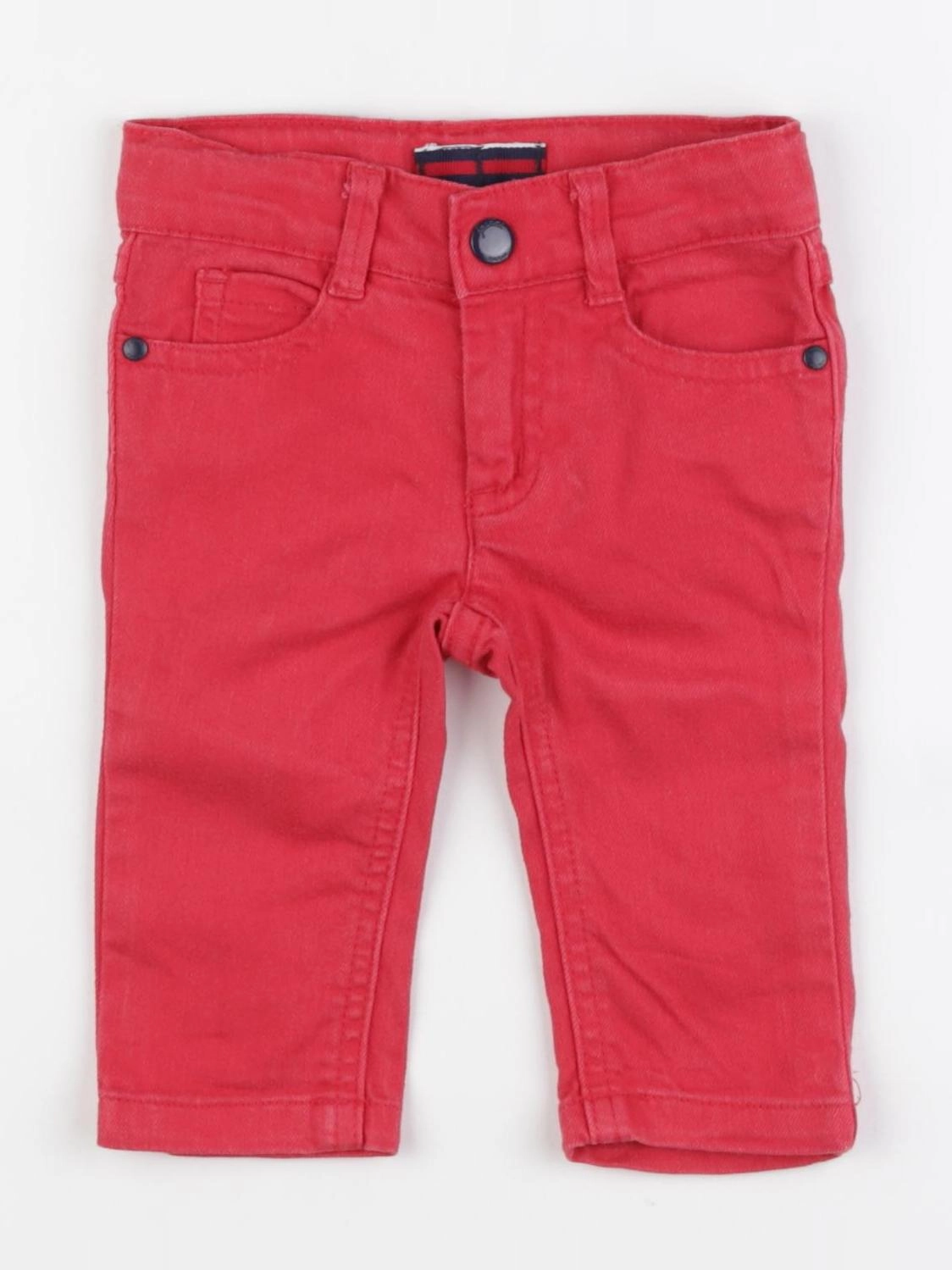Jacadi - jean rouge - 6 mois