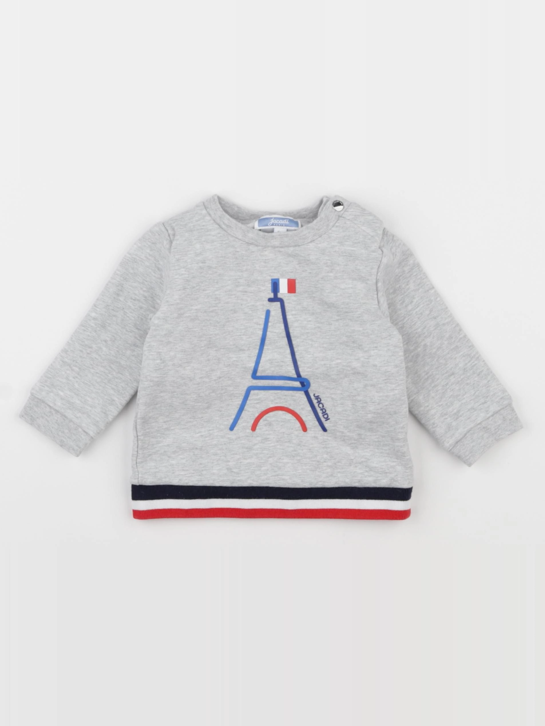 Jacadi - sweat gris - 6 mois