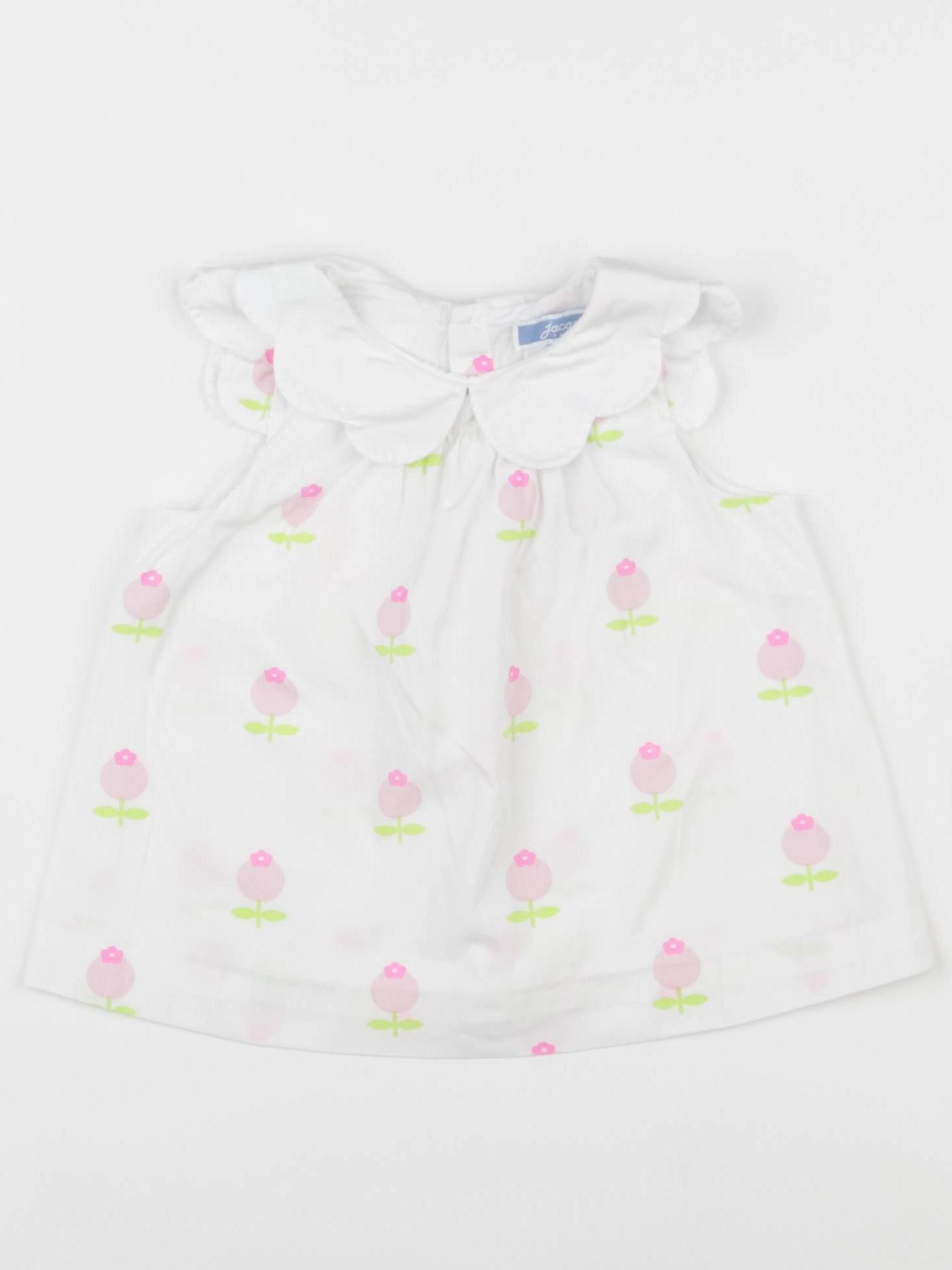 Jacadi - blouse blanc - 12 mois