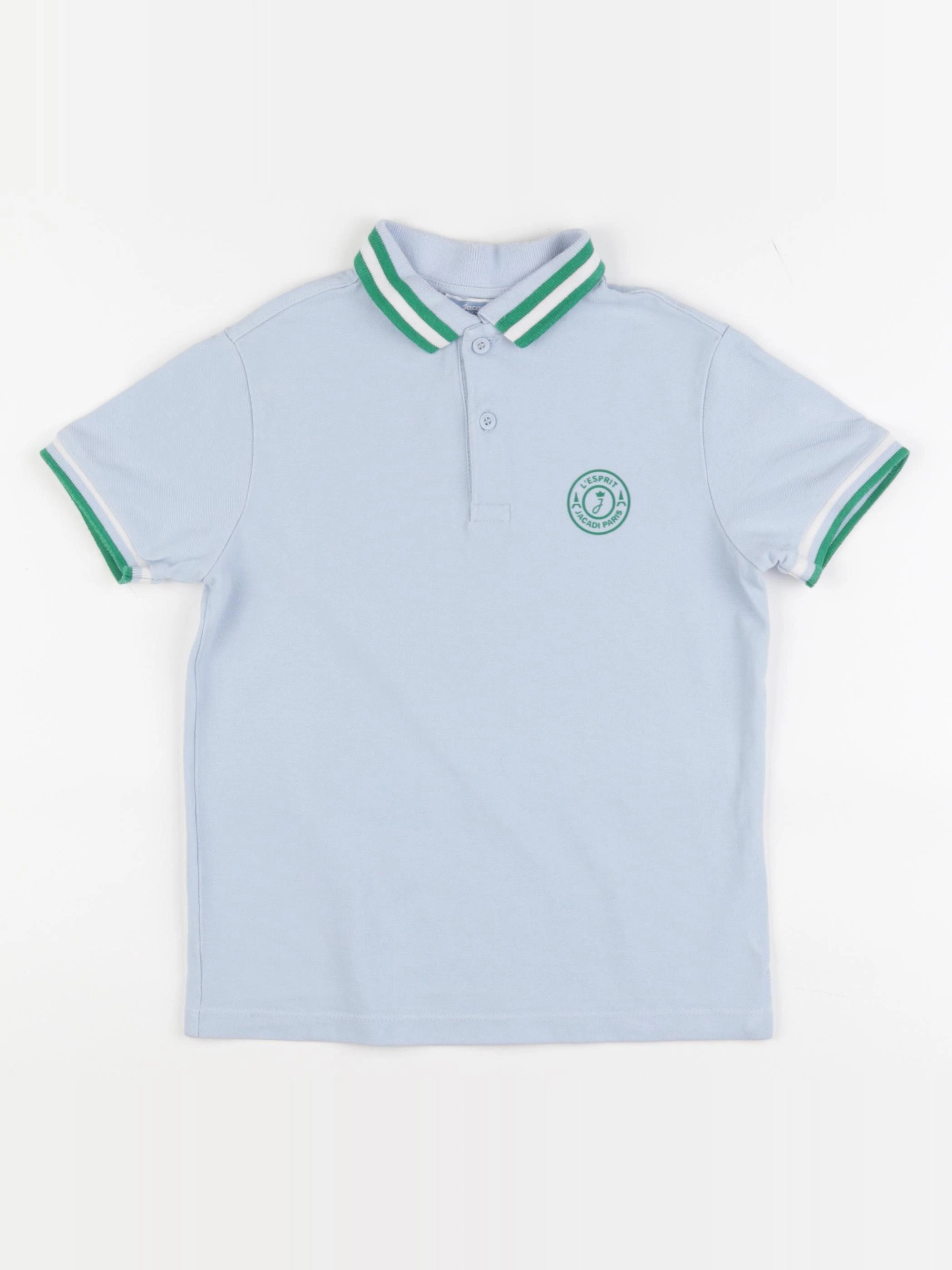 Jacadi - polo bleu - 8 ans
