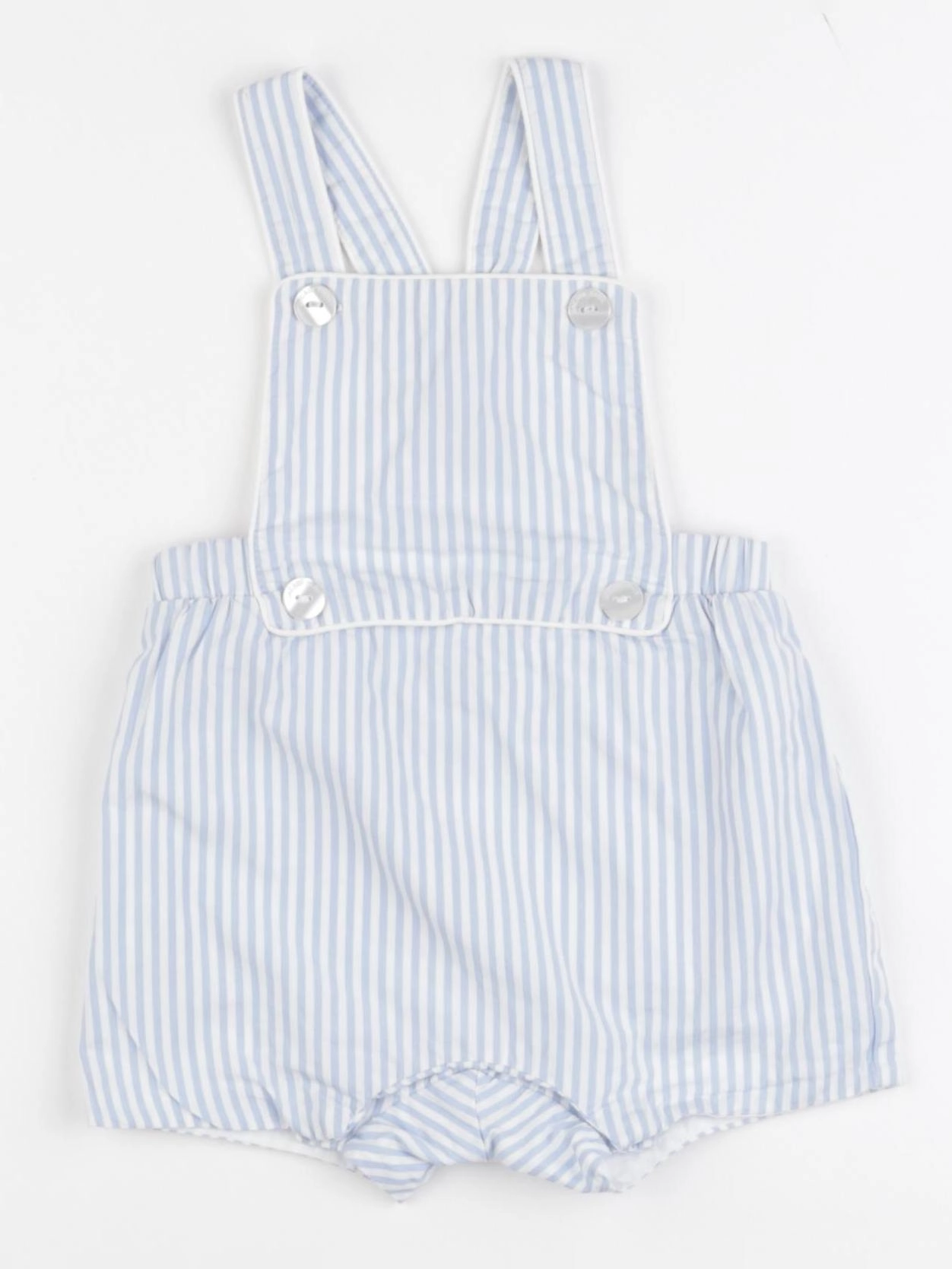 Jacadi - salopette blanc, bleu - 12 mois