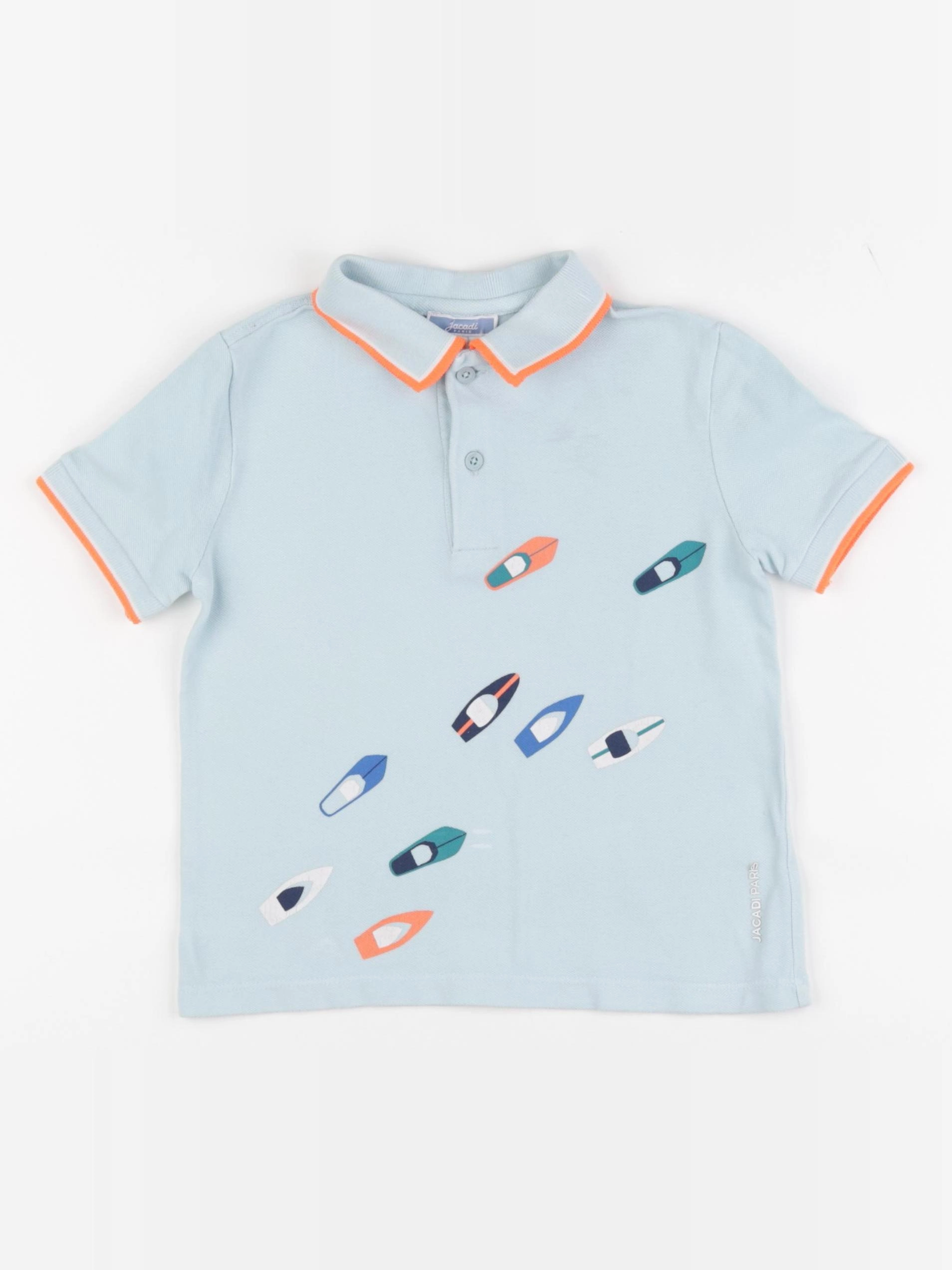 Jacadi - polo bleu - 6 ans