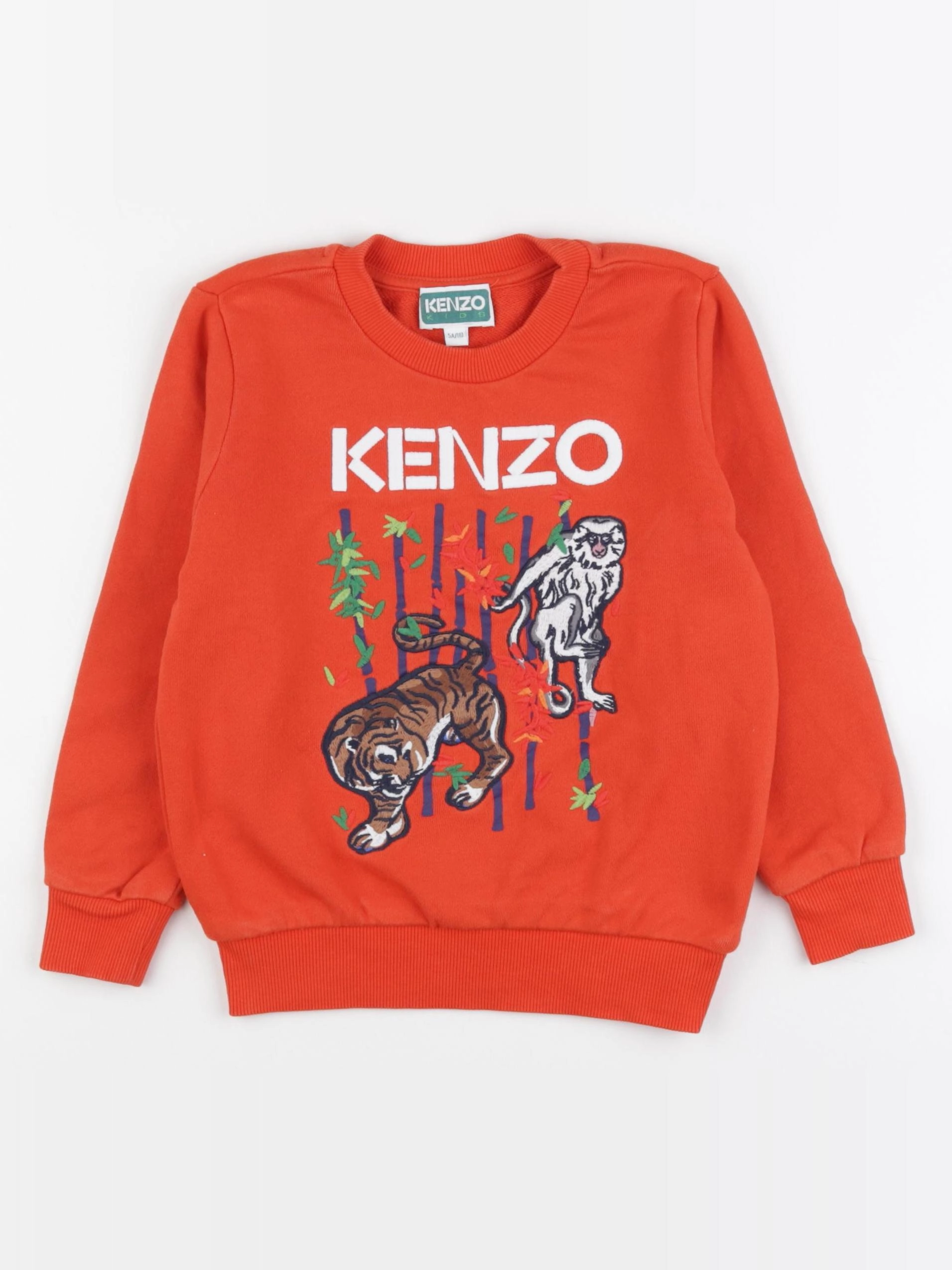 Kenzo - sweat orange - 5 ans