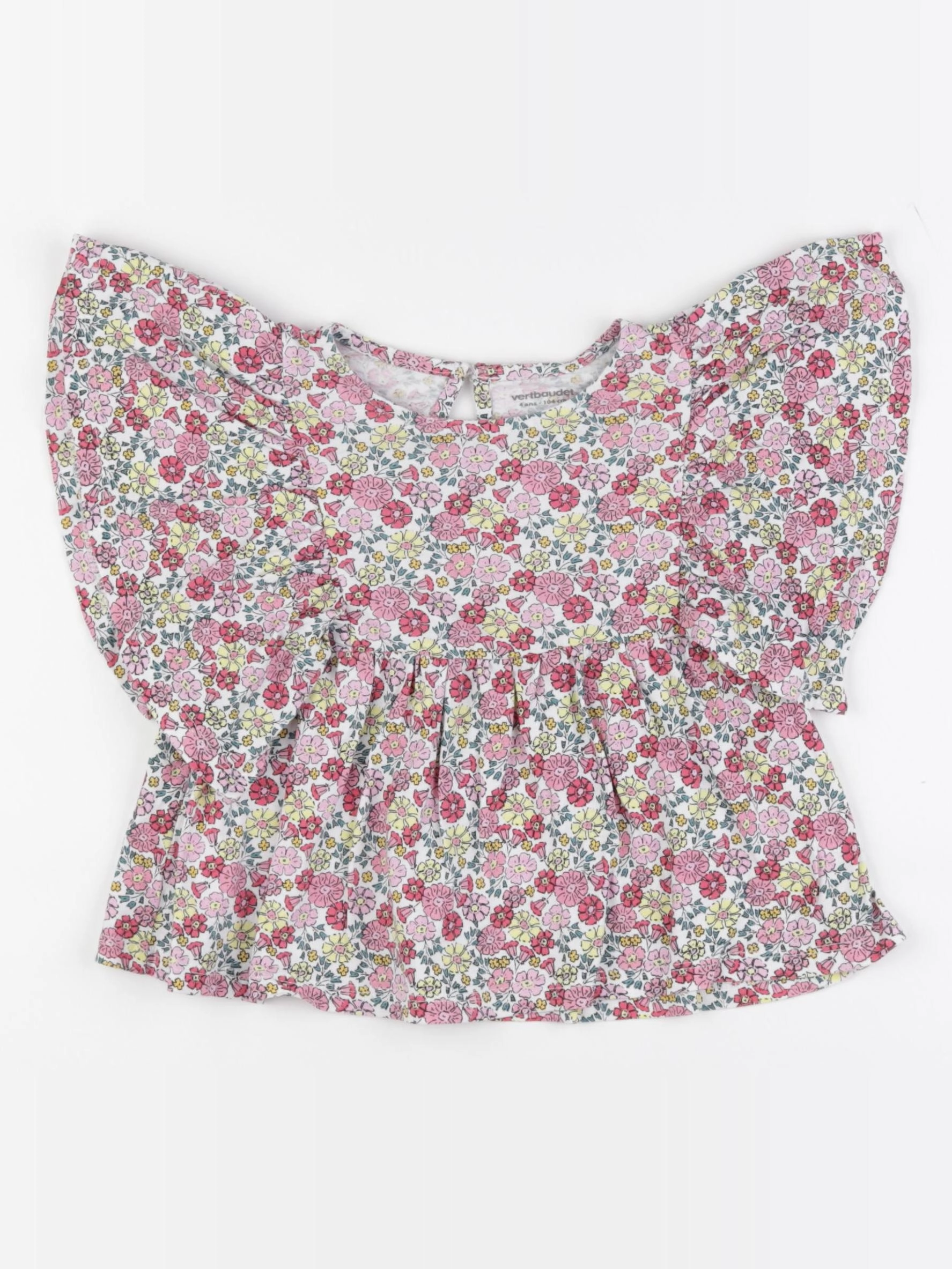 Vertbaudet - tee-shirt multicolore - 4 ans