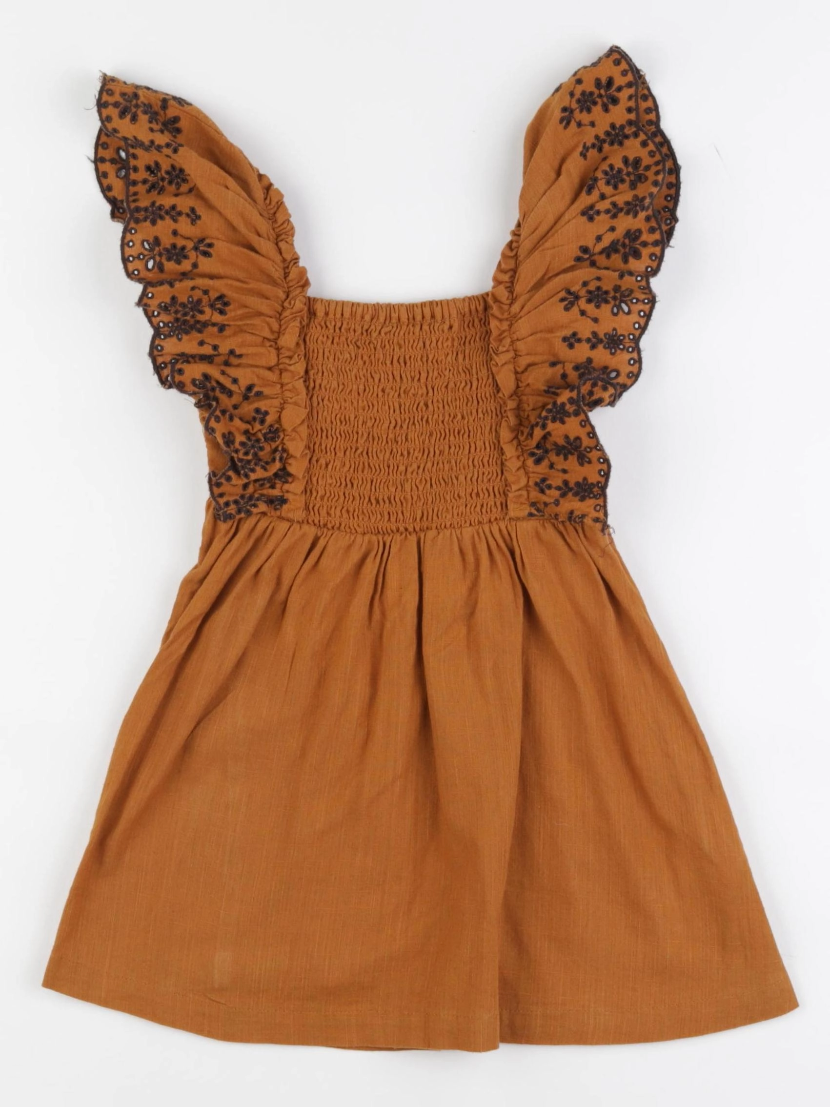 Vertbaudet - robe marron - 3 ans