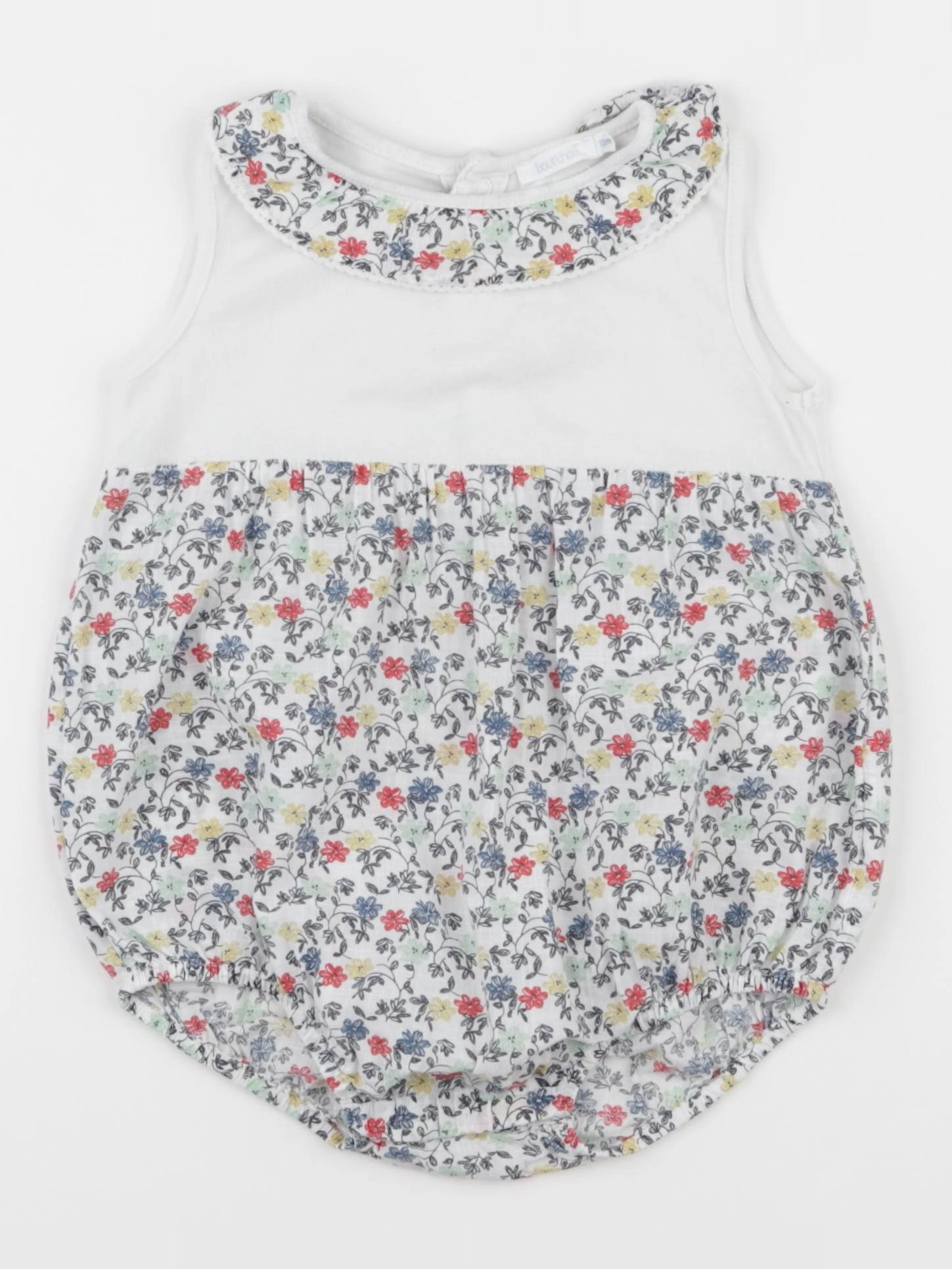 Boutchou - combinaison multicolore - 12 mois