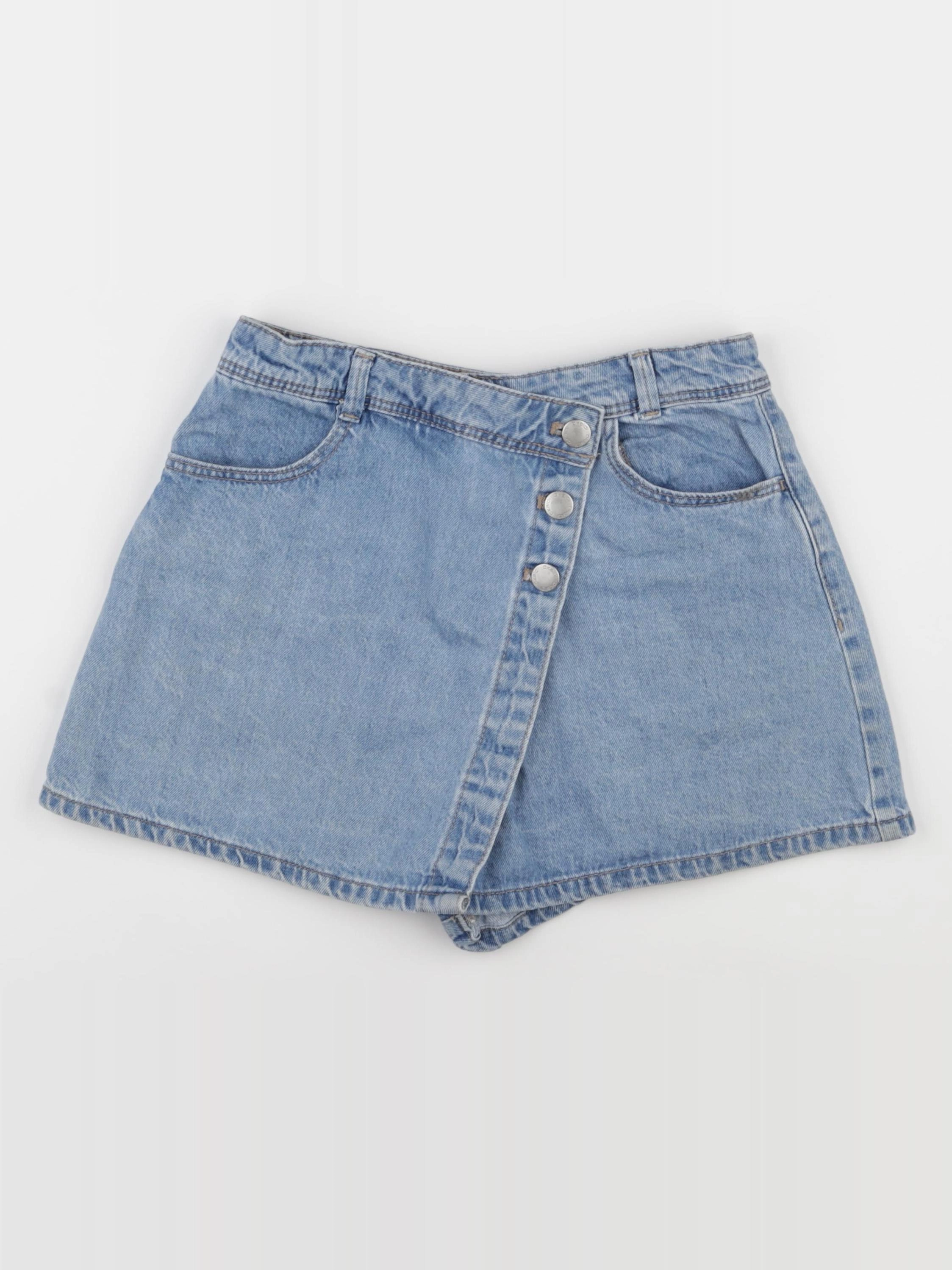 Okaidi - jupe short bleu - 12 ans