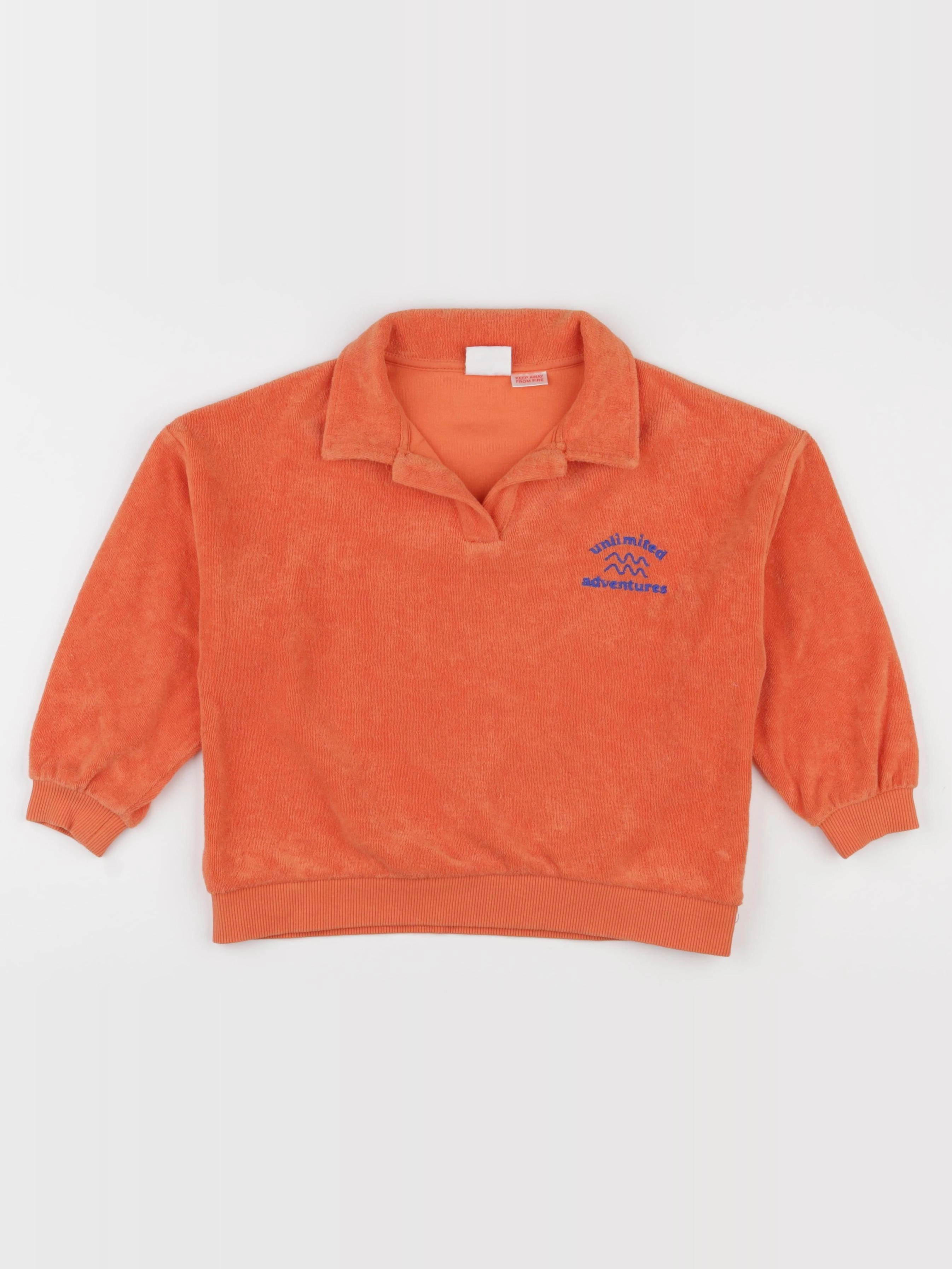 Zara - polo orange - 6 ans