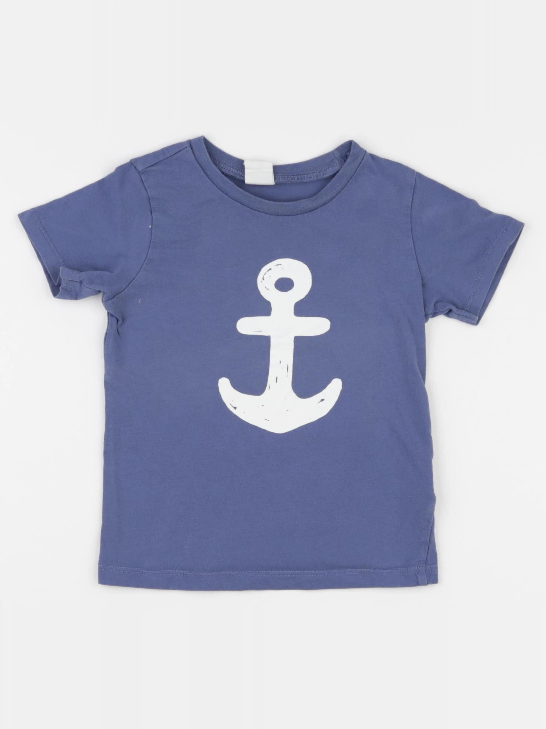 H&M - tee-shirt bleu - 18/24 mois